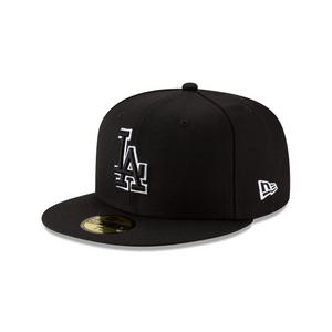New Era Los Angeles Dodgers 59FIFTY Fresh Pack Fitted Hat-Black/White