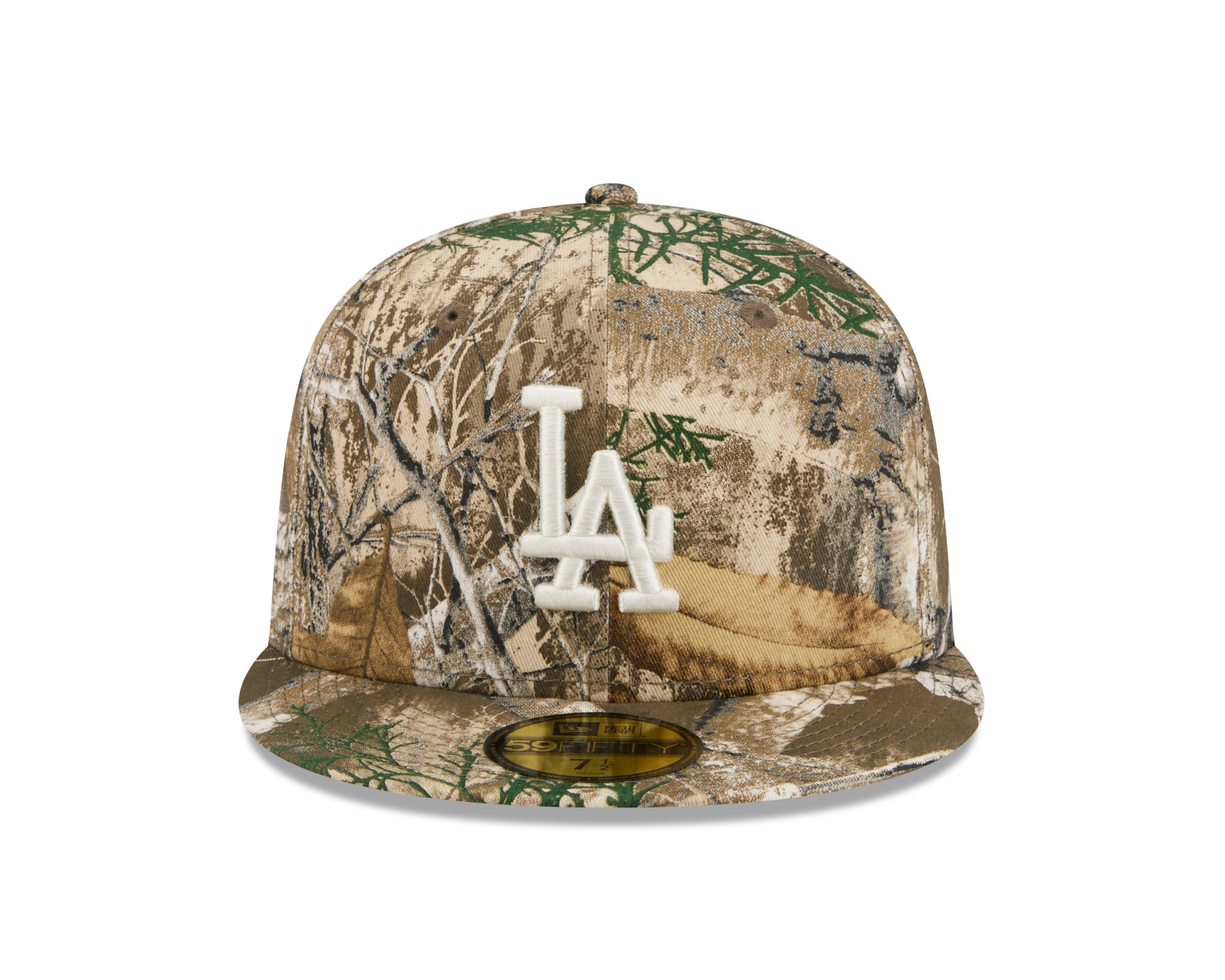 New Era Los Angeles Dodgers 59FIFTY Fresh Pack Fitted Hat-Realtree - CAMOUFLAGE Thumbnail View 3