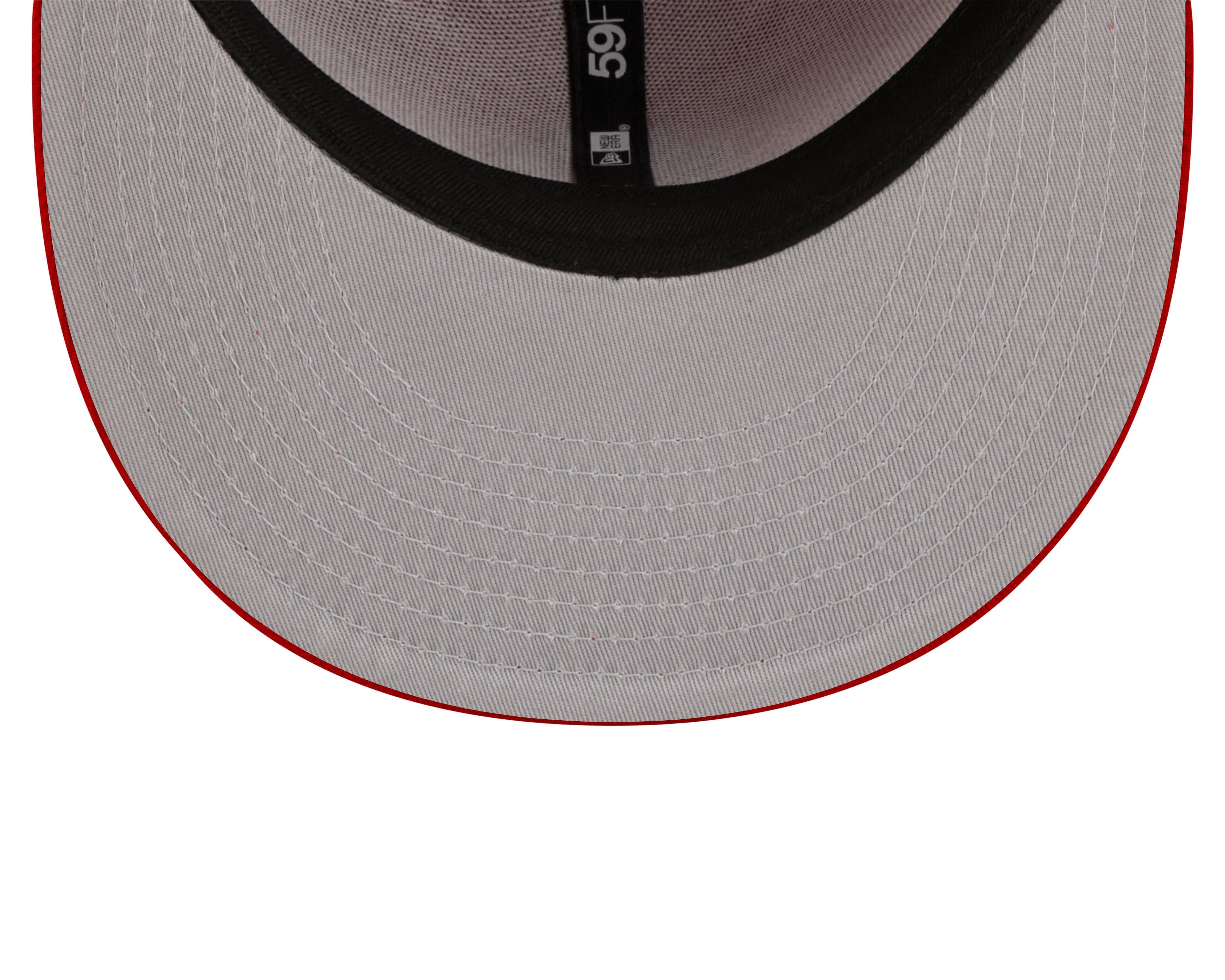 New Era New York Yankees 59FIFTY Fresh Pack Fitted Hat-Red/Black - RED/BLACK Thumbnail View 7