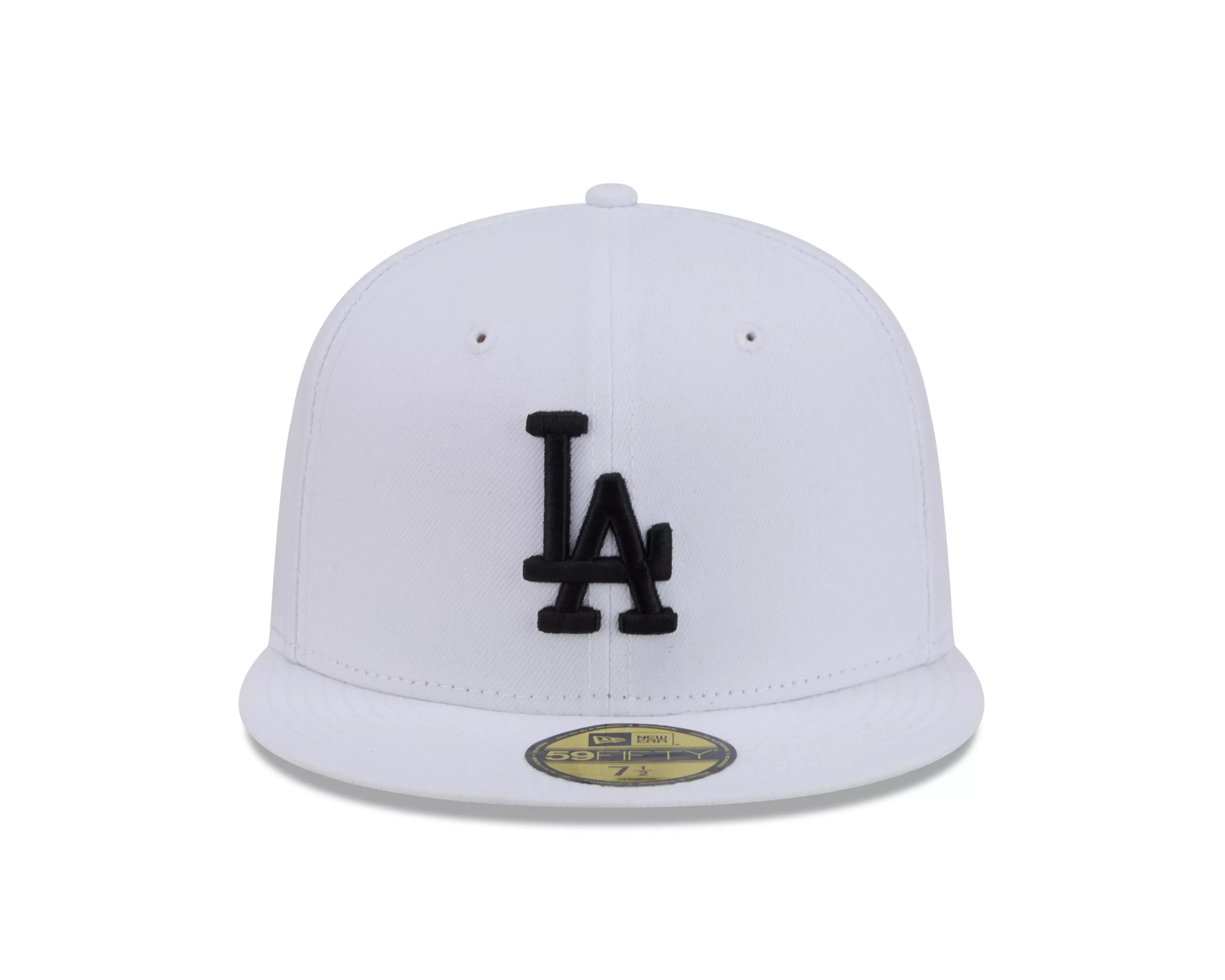 New Era Los Angeles Dodgers 59FIFTY Fresh Pack Fitted Hat-White/Black - WHITE/BLACK