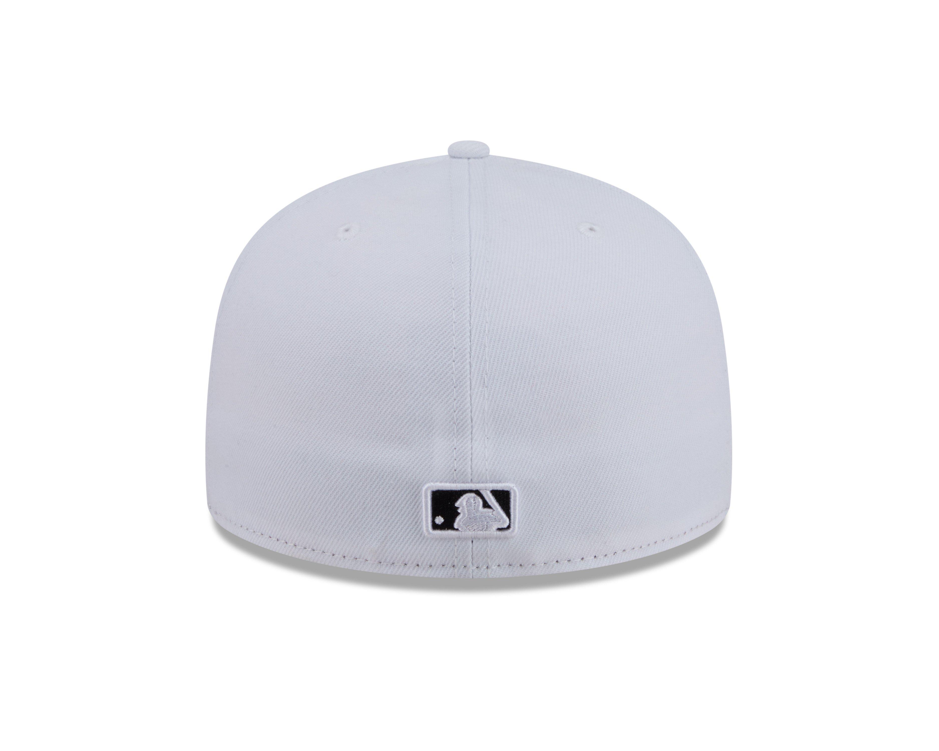 New Era Los Angeles Dodgers 59FIFTY Fresh Pack Fitted Hat-White/Black - WHITE/BLACK Thumbnail View 4