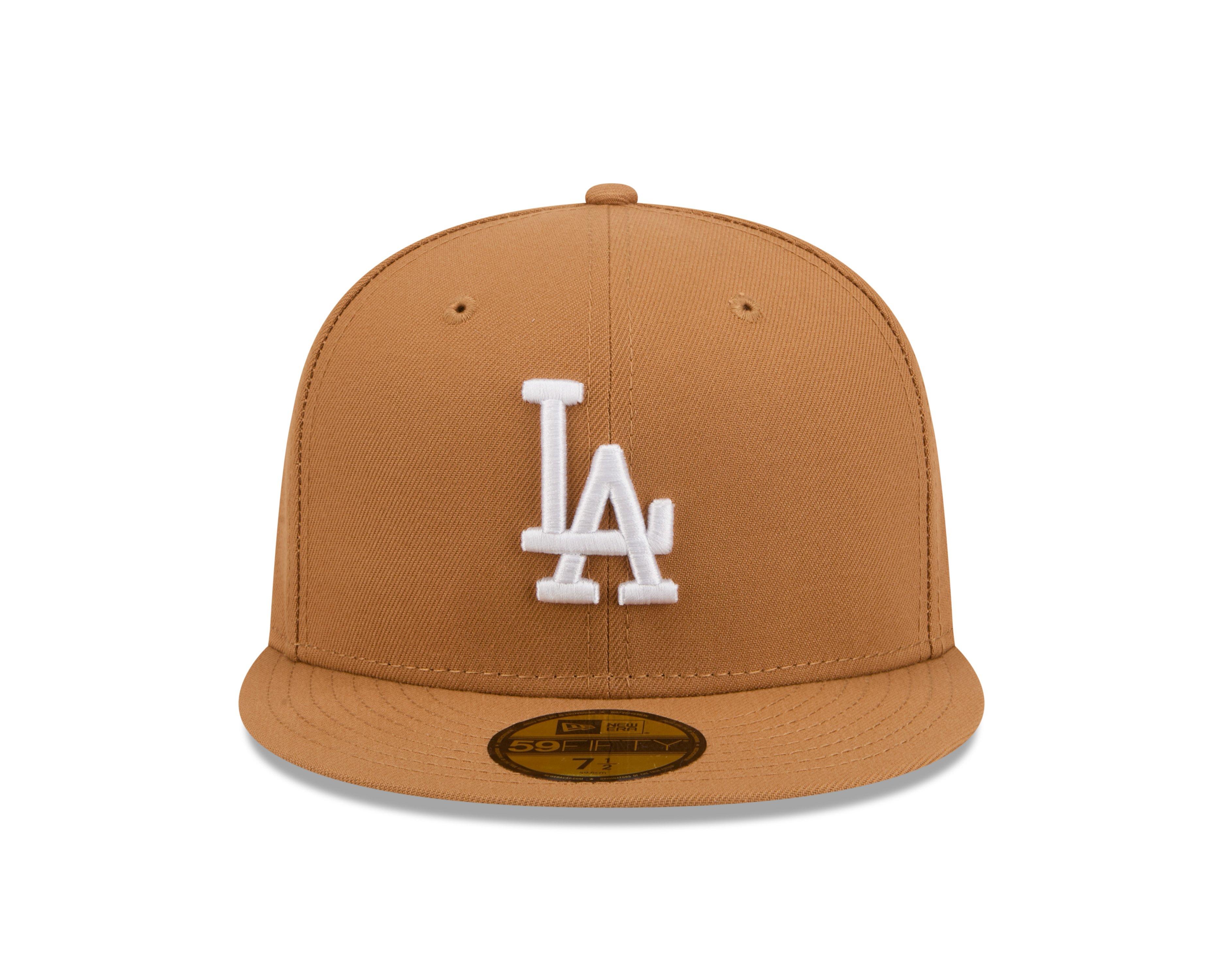 New Era Los Angeles Dodgers 59FIFTY Fresh Pack Fitted Hat-Wheat - WHEAT Thumbnail View 3