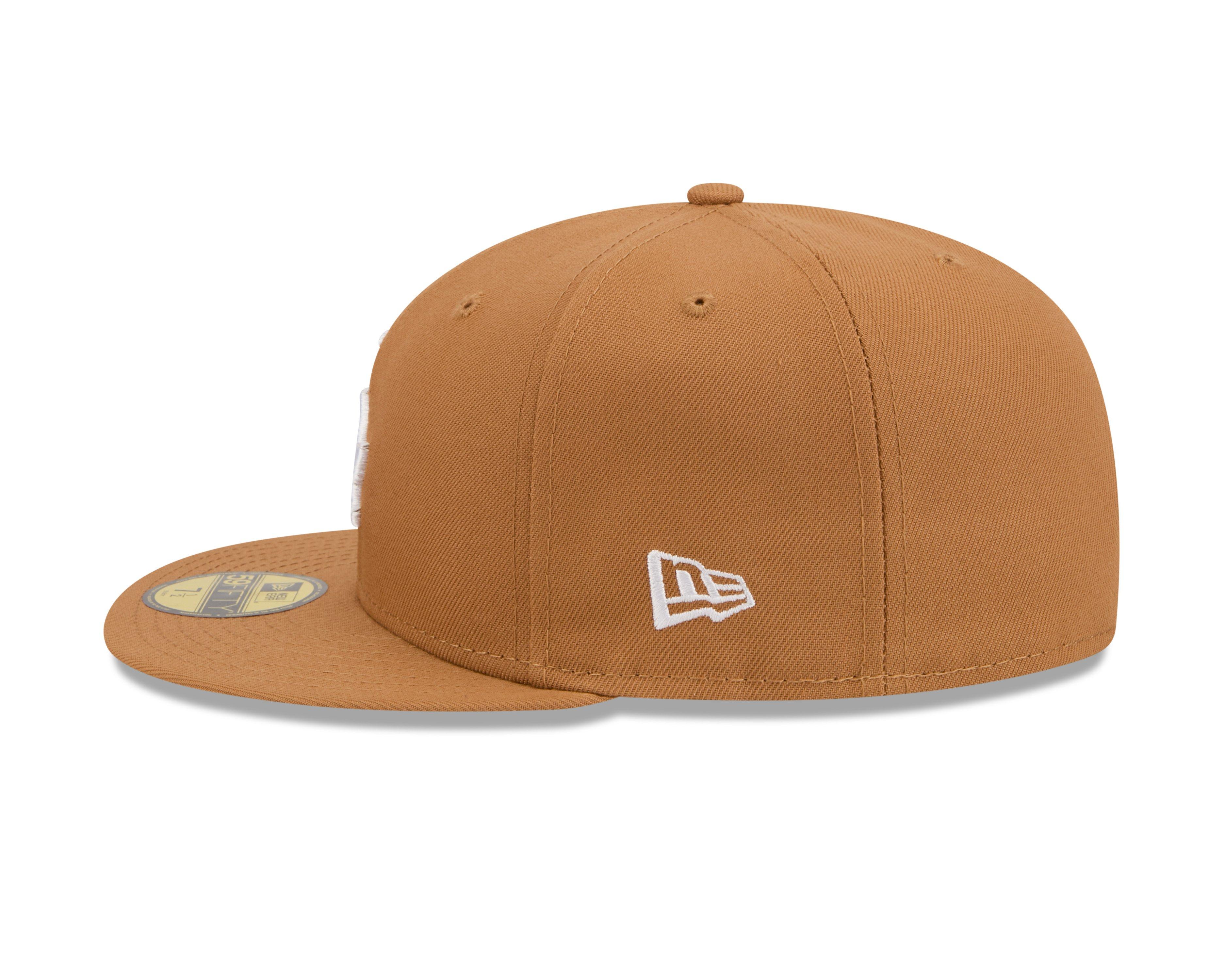 New Era Los Angeles Dodgers 59FIFTY Fresh Pack Fitted Hat-Wheat - WHEAT Thumbnail View 5