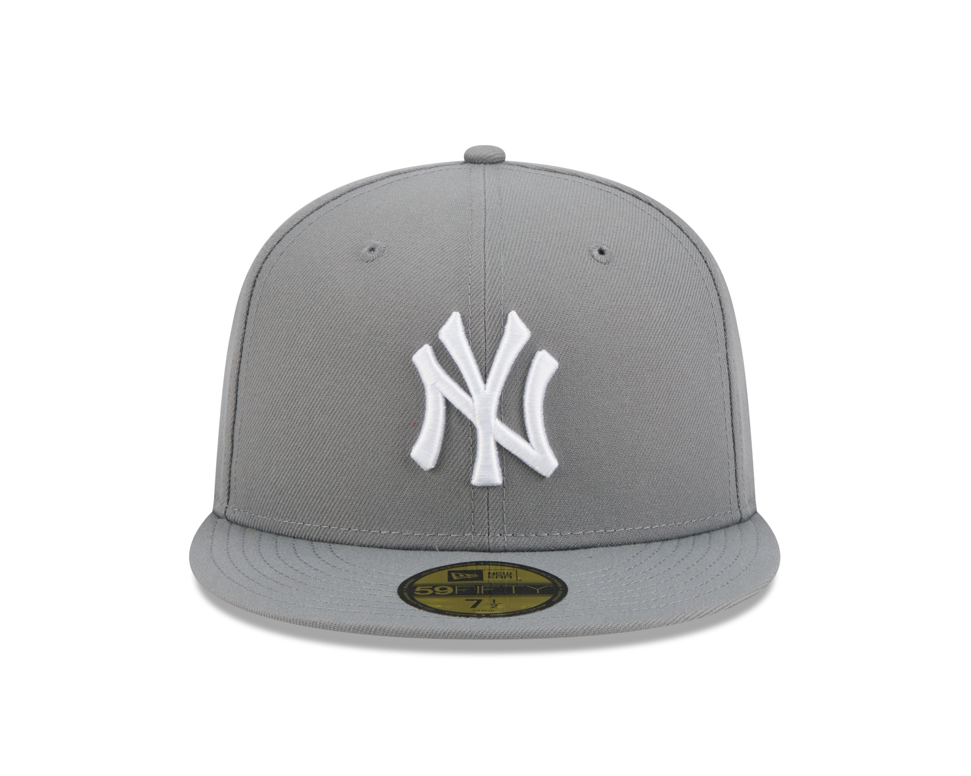 New Era New York Yankees 59FIFTY Fresh Pack Fitted Hat-Grey - GREY Thumbnail View 3