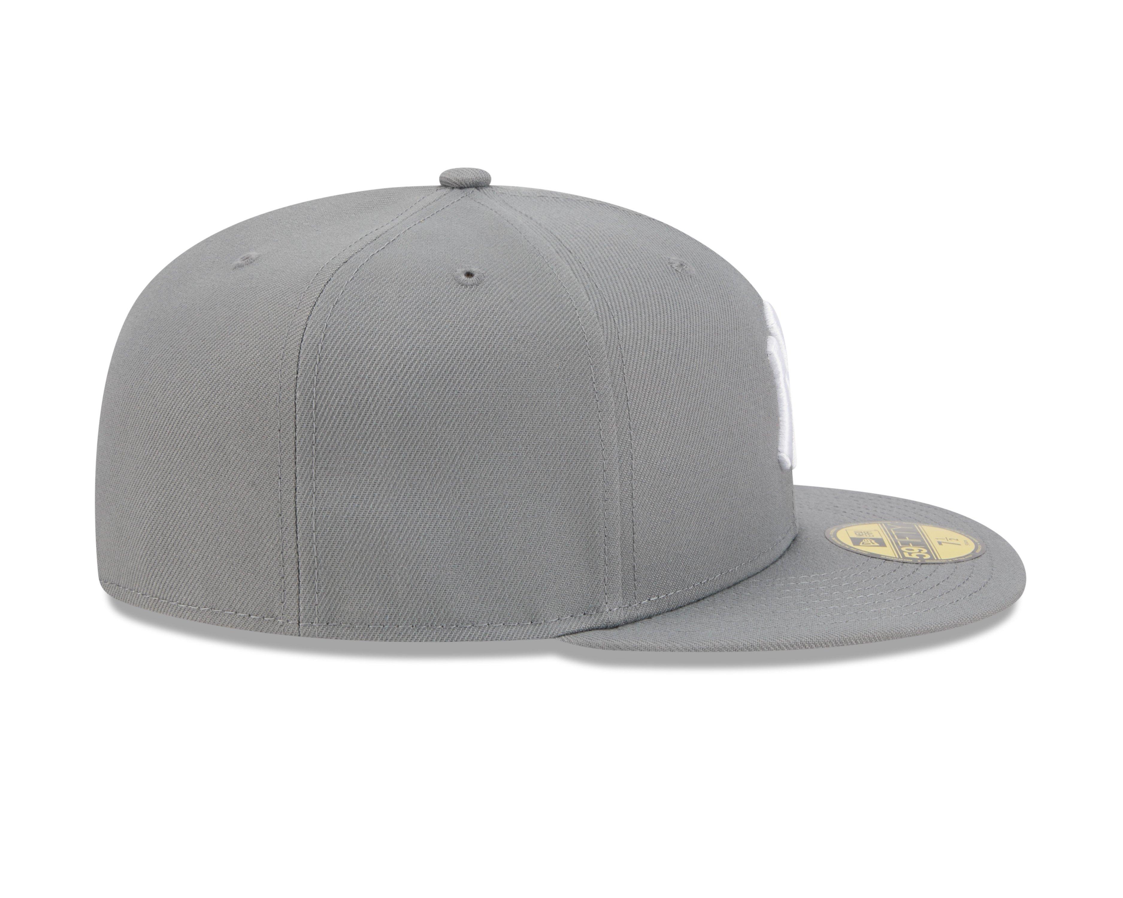 New Era New York Yankees 59FIFTY Fresh Pack Fitted Hat-Grey - GREY Thumbnail View 6