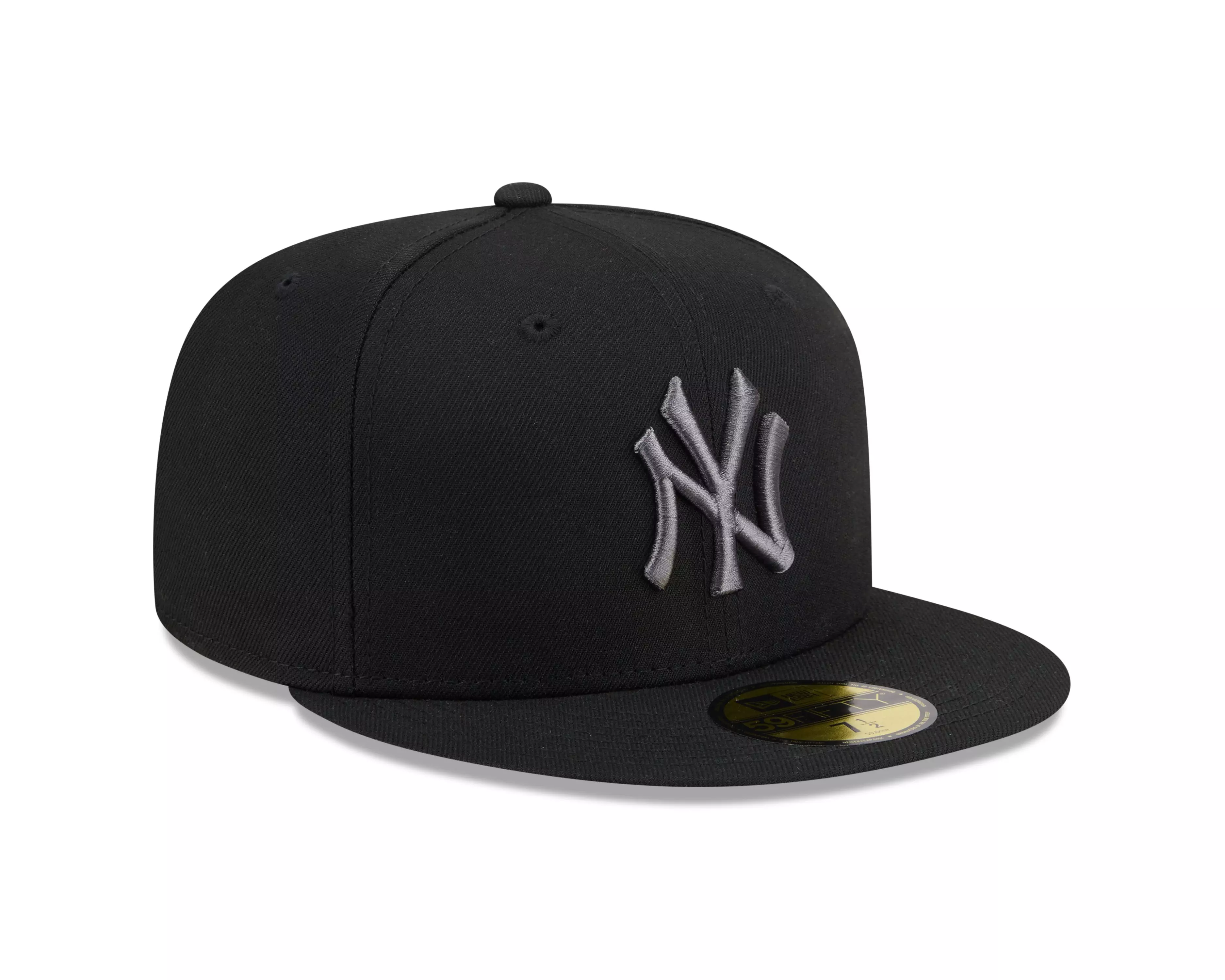 New Era New York Yankees 59FIFTY Fresh Pack Fitted Hat-Black/Grey - BLACK/GREY