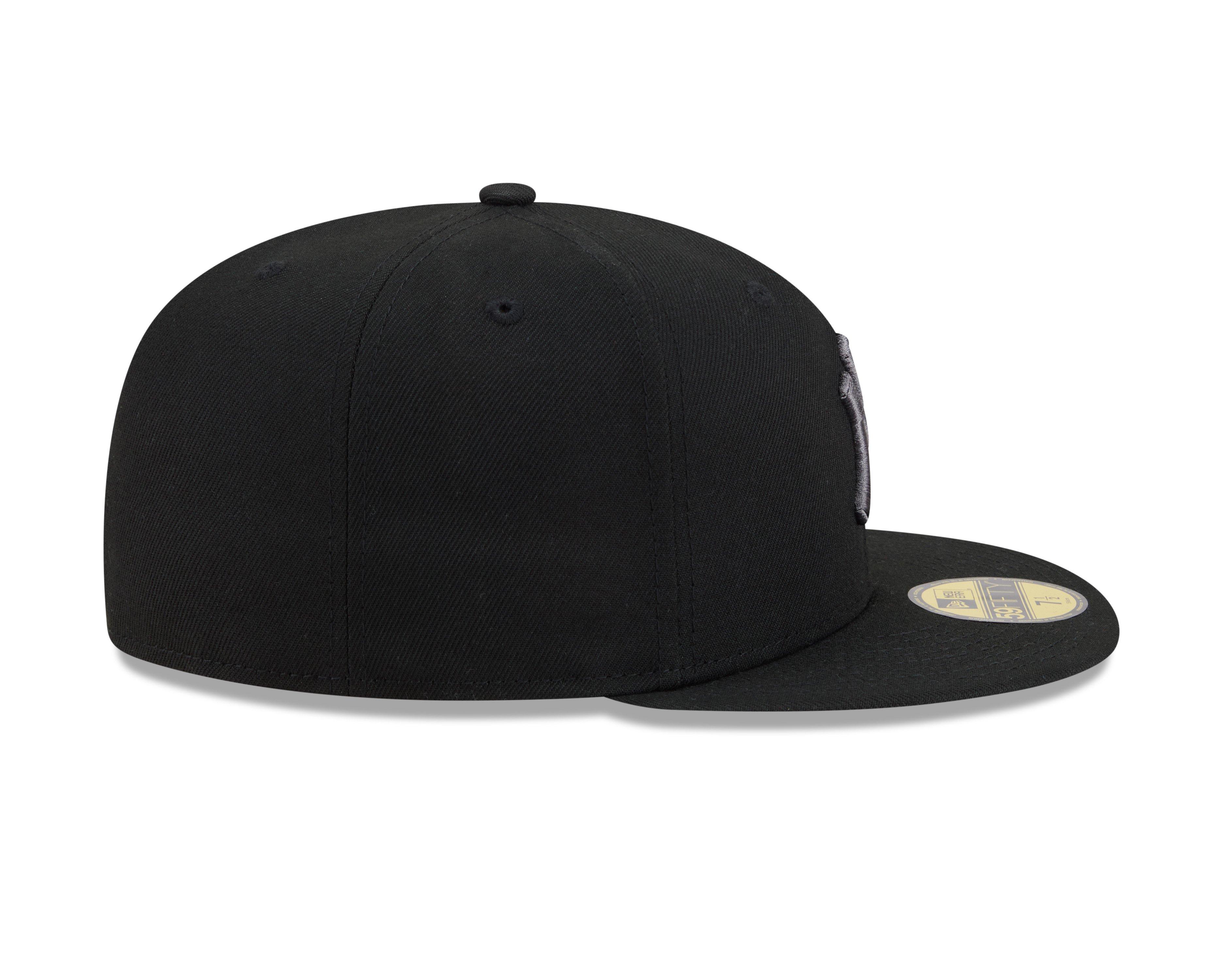 New Era New York Yankees 59FIFTY Fresh Pack Fitted Hat-Black/Grey - BLACK/GREY Thumbnail View 6
