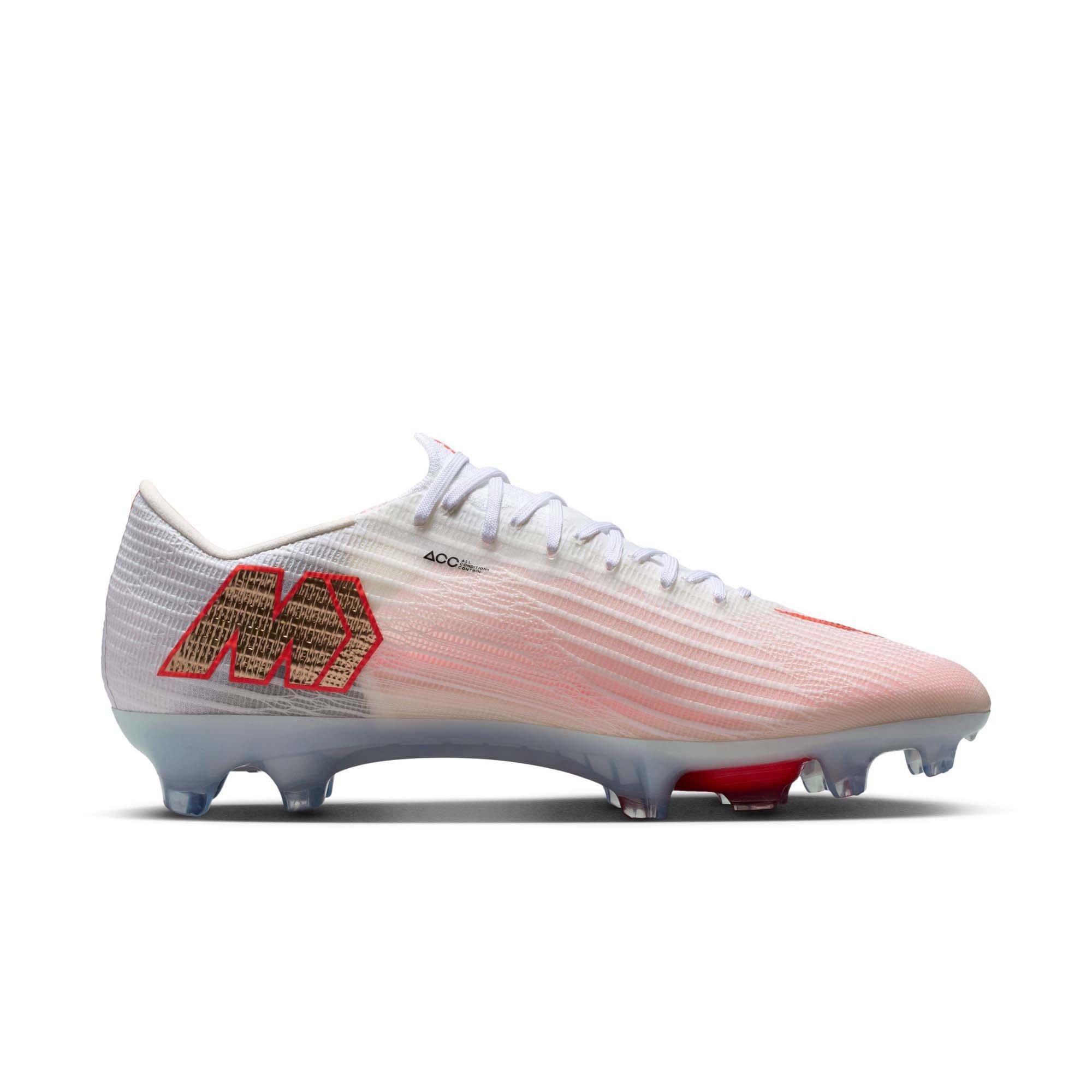 Nike Mercurial Superfly 11 Elite FG "Bright Crimson" Men's Soccer Cleat - WHITE/RED Thumbnail View 3