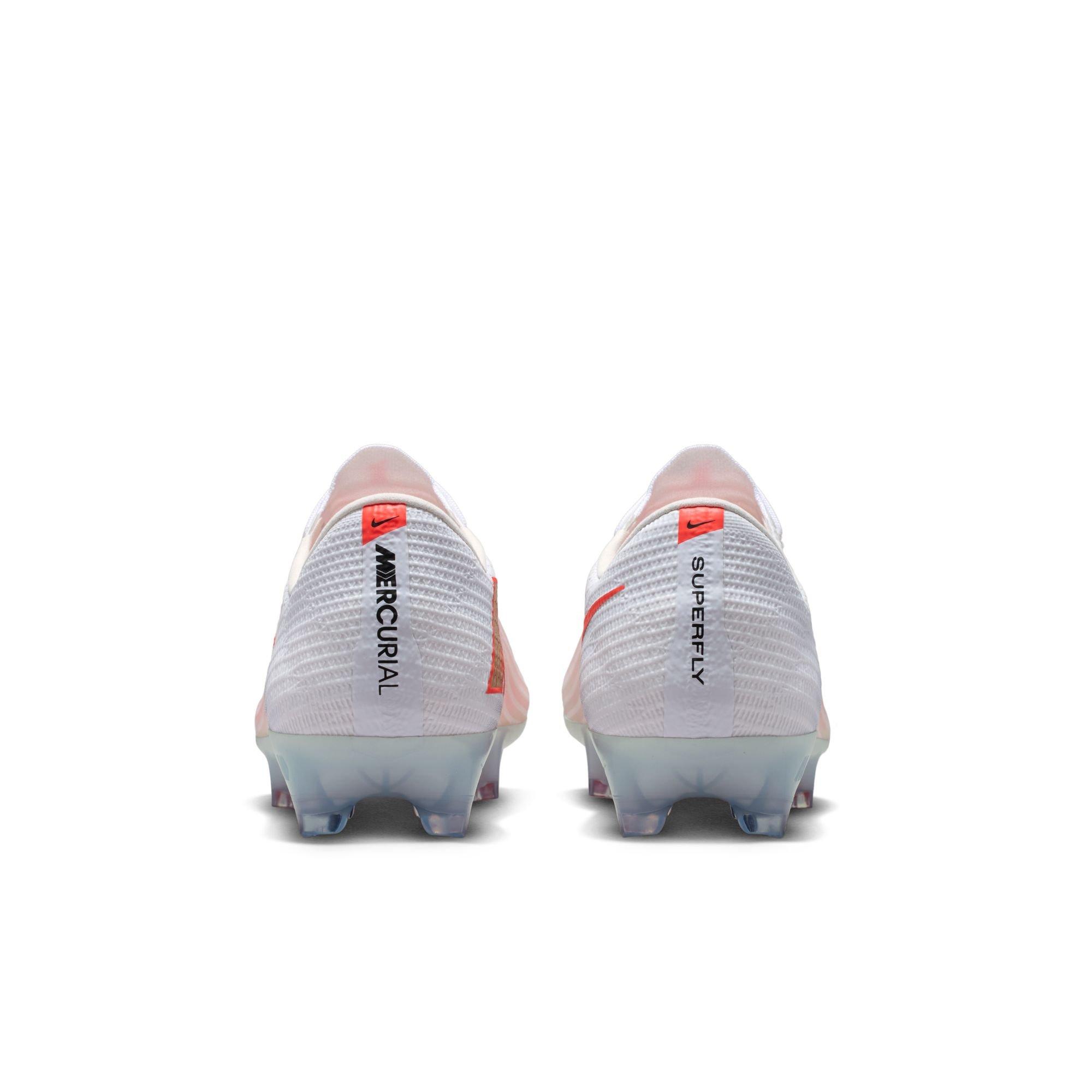 Nike Mercurial Superfly 11 Elite FG "Bright Crimson" Men's Soccer Cleat - WHITE/RED Thumbnail View 8