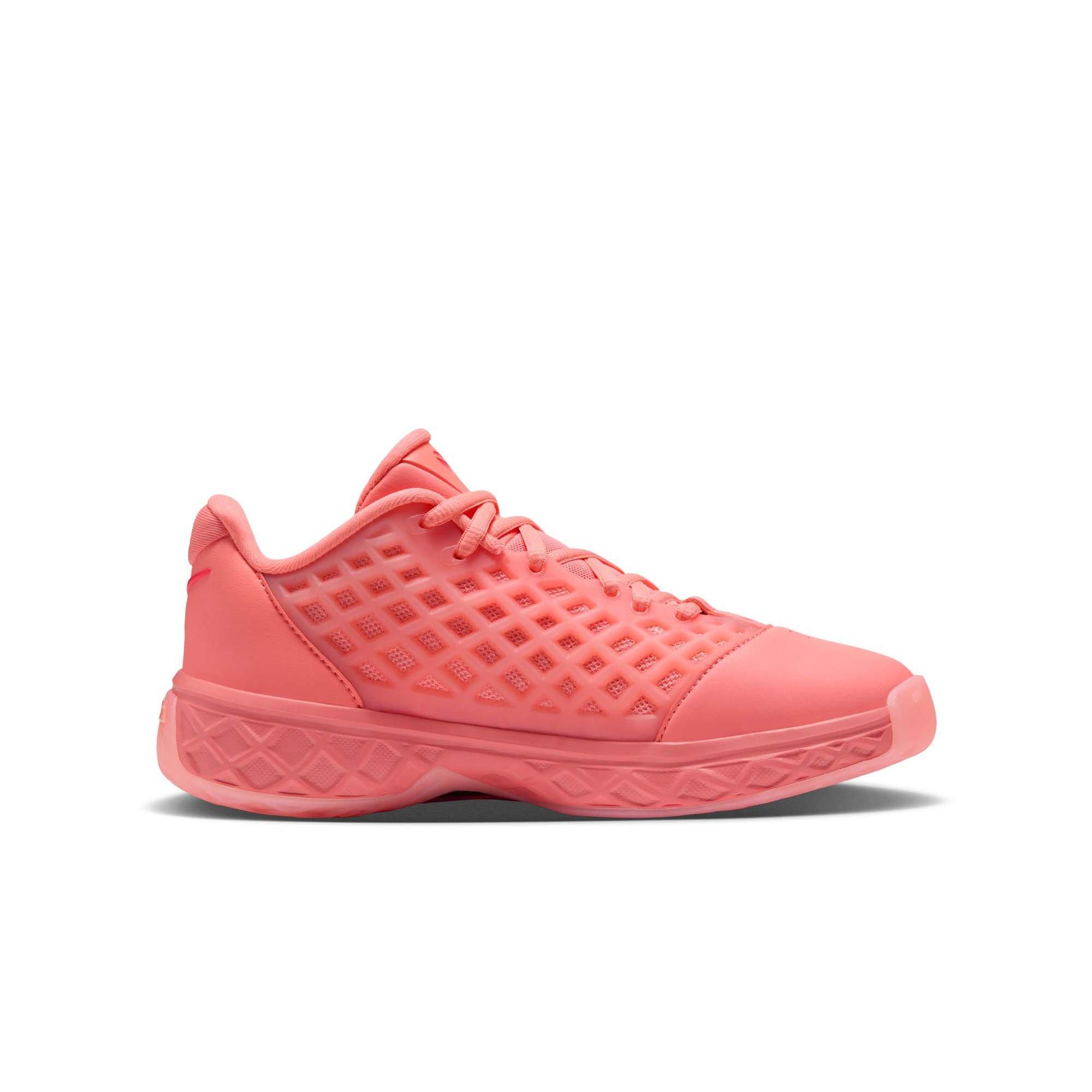 Nike Kobe III Low Protro "Atomic Pink" Grade School Kids' Basketball Shoe - ATOMIC PINK/BRIGHT CRIMSON
