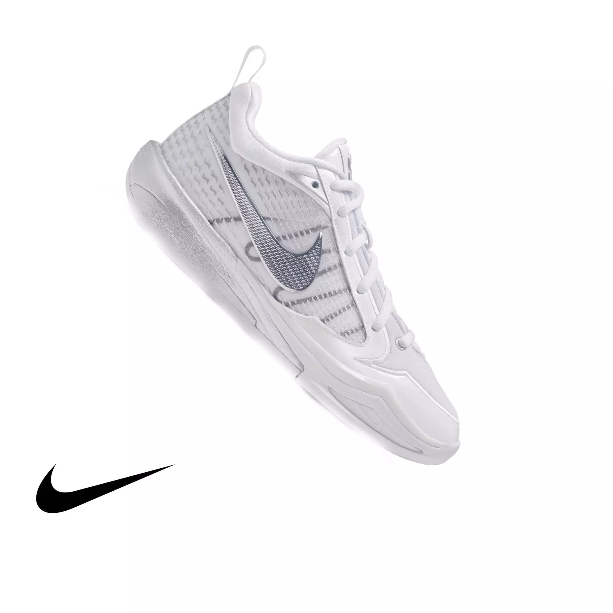 Nike Sabrina 4 ASW "Light Work" Grade School Kids' Basketball Shoe - SUMMIT WHITE/METALLIC SILVER/BLACK