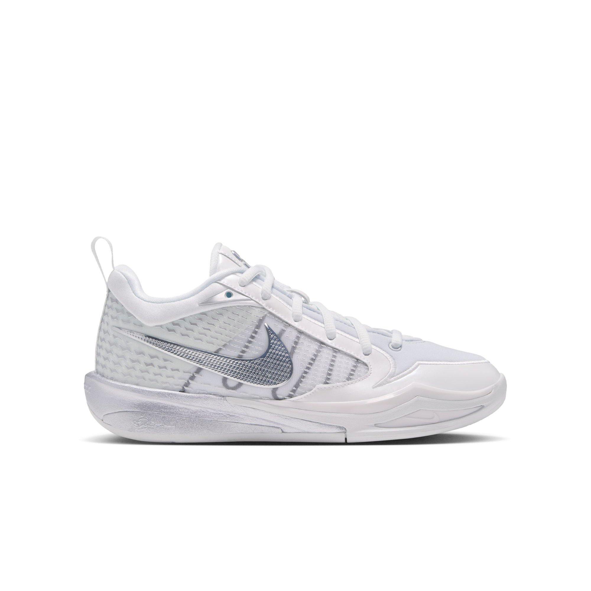 Nike Sabrina 4 ASW "Light Work" Grade School Kids' Basketball Shoe - SUMMIT WHITE/METALLIC SILVER/BLACK