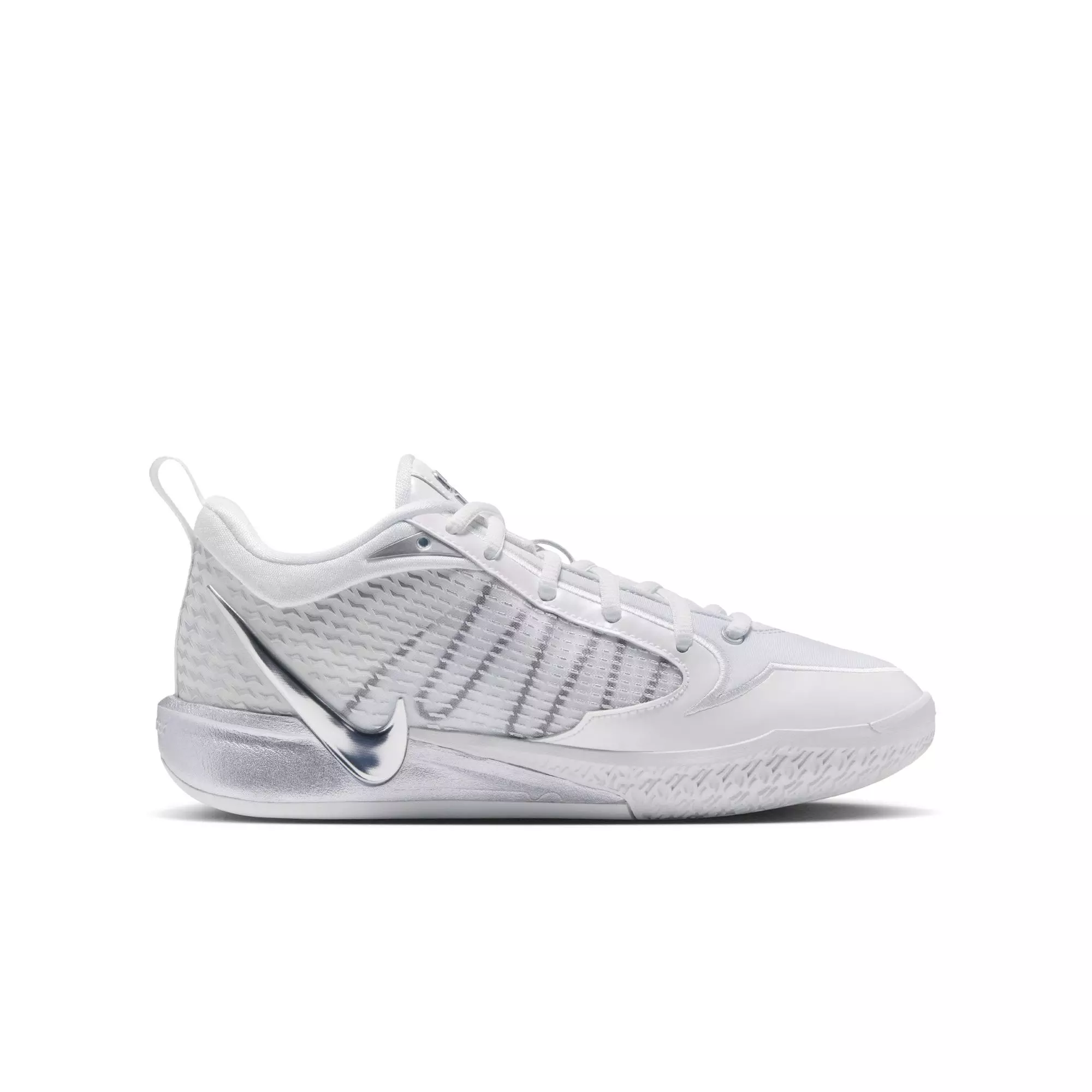 Nike Sabrina 4 ASW "Light Work" Grade School Kids' Basketball Shoe - SUMMIT WHITE/METALLIC SILVER/BLACK