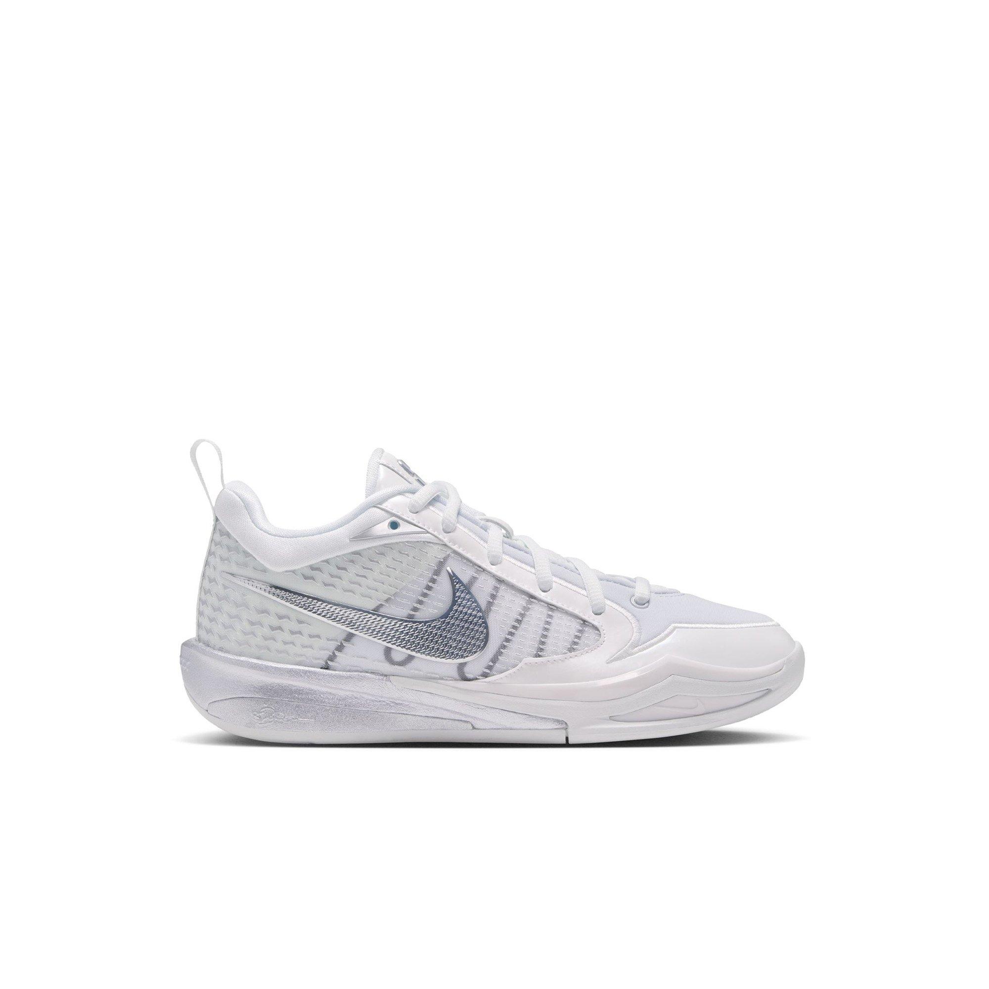 Nike Sabrina 4 ASW "Light Work" Preschool Kids' Basketball Shoe - SUMMIT WHITE/METALLIC SILVER/BLACK