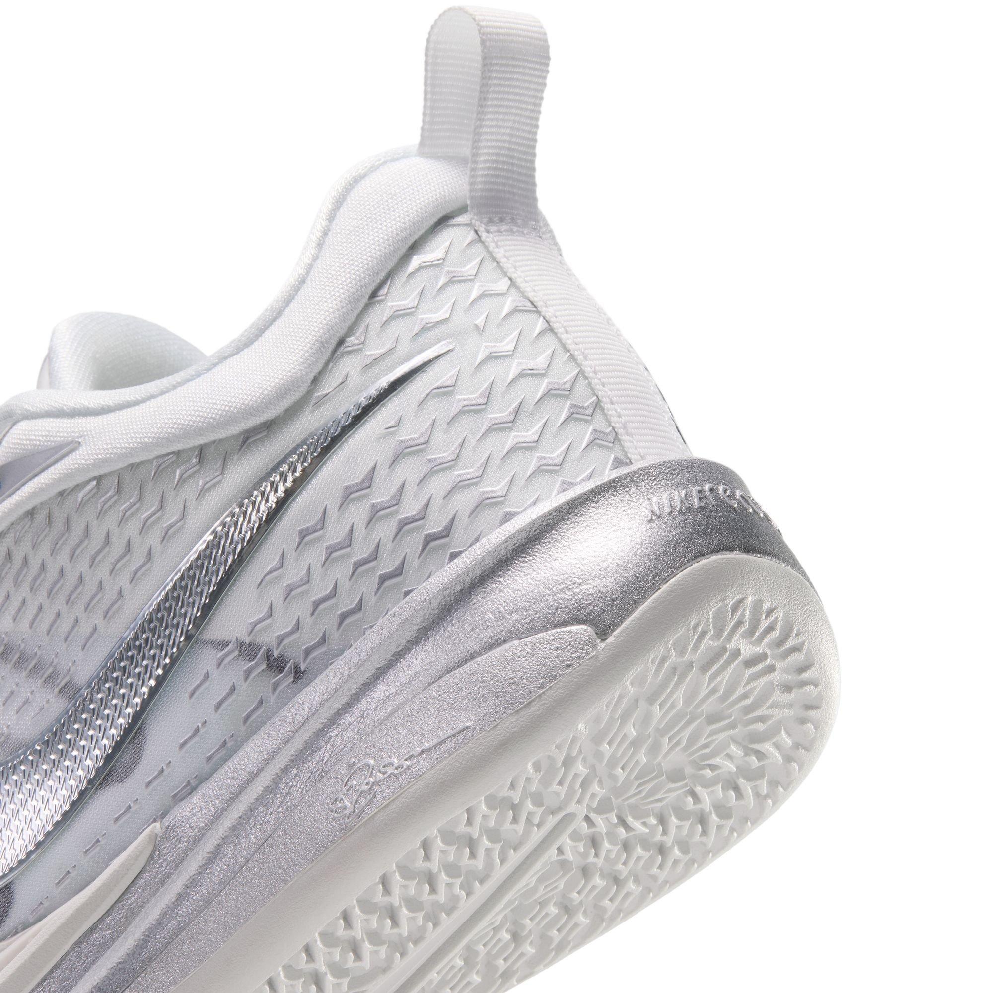 Nike Sabrina 4 ASW "Light Work" Preschool Kids' Basketball Shoe - SUMMIT WHITE/METALLIC SILVER/BLACK