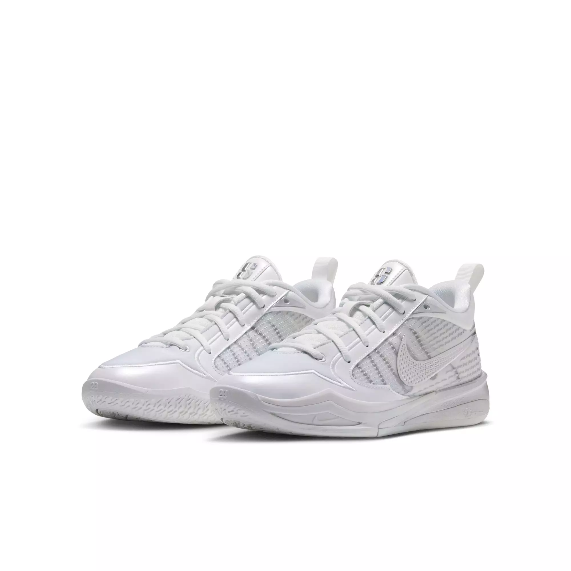 Nike Sabrina 4 ASW "Light Work" Preschool Kids' Basketball Shoe - SUMMIT WHITE/METALLIC SILVER/BLACK