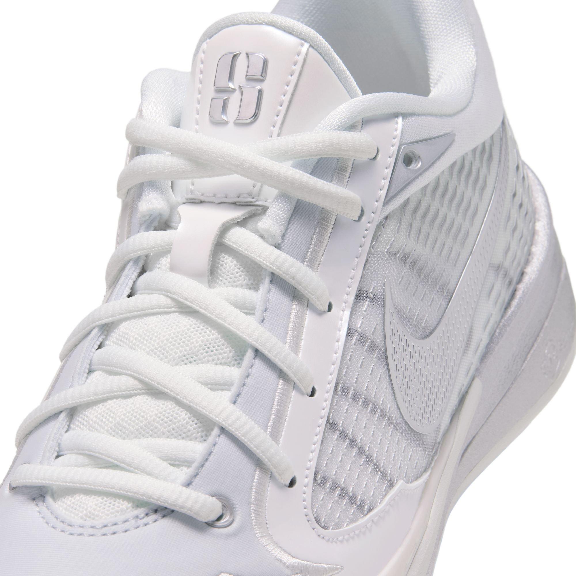 Nike Sabrina 4 ASW "Light Work" Preschool Kids' Basketball Shoe - SUMMIT WHITE/METALLIC SILVER/BLACK