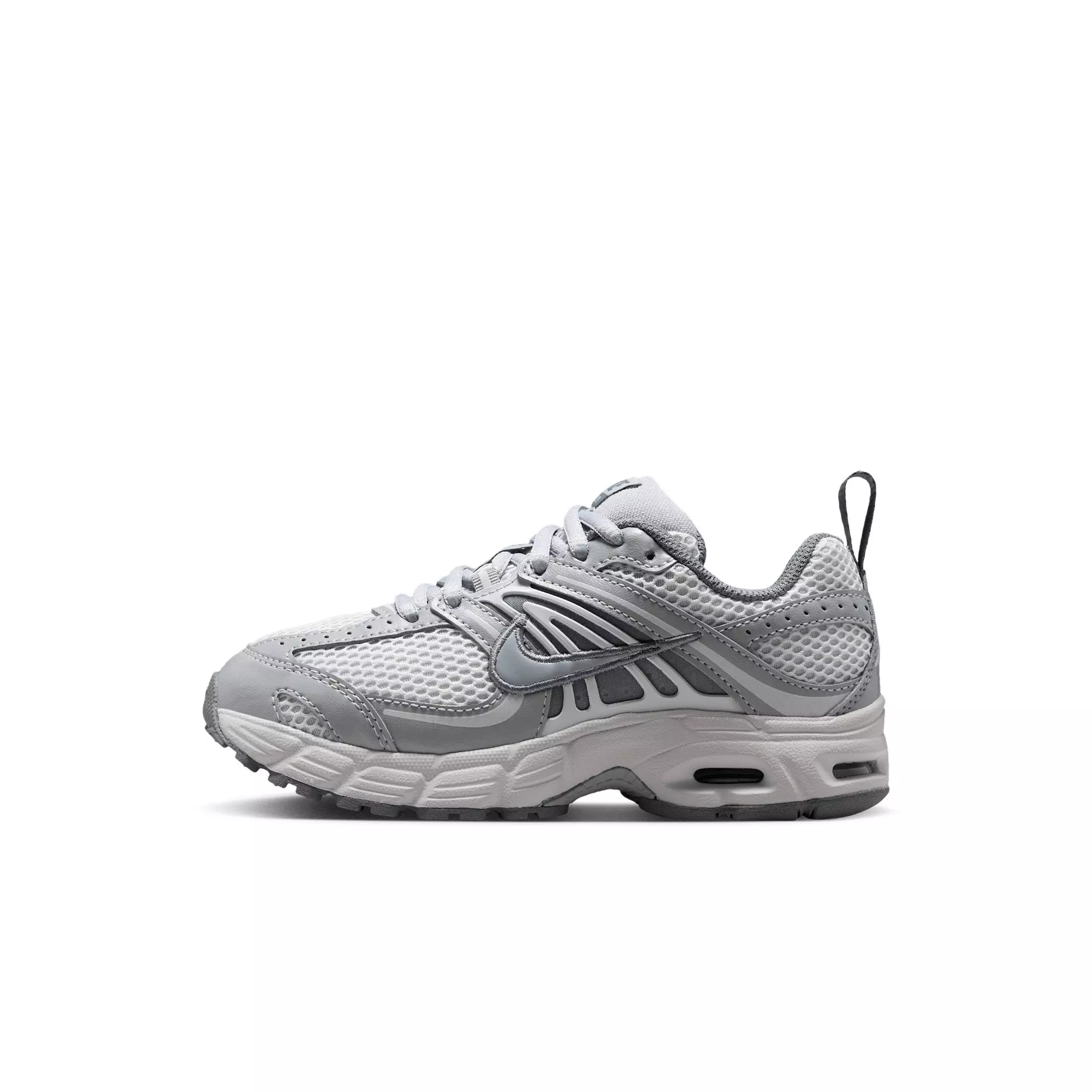 Nike Air Max Moto 2K "Black/Dk Smoke Grey/Mtlc Dark Grey" Preschool Boys' Shoe - BLACK/GREY