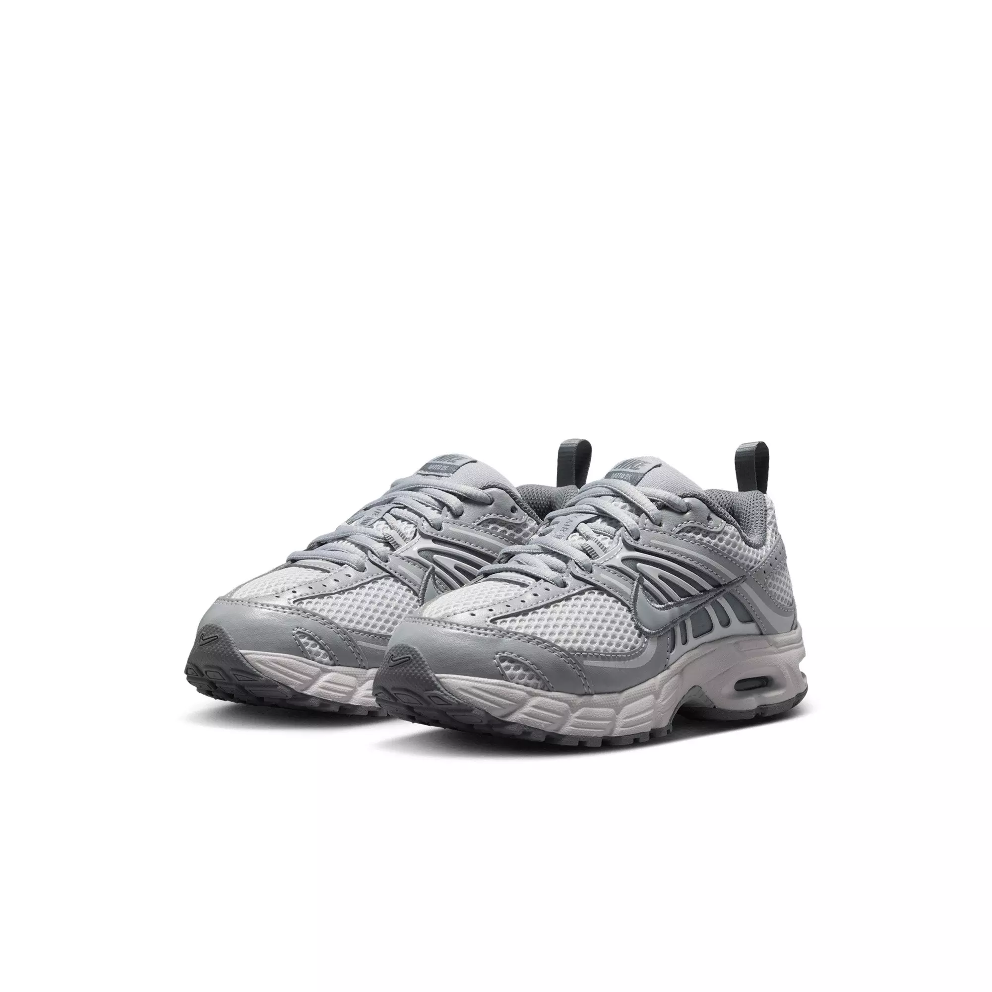 Nike Air Max Moto 2K "Black/Dk Smoke Grey/Mtlc Dark Grey" Preschool Boys' Shoe - BLACK/GREY
