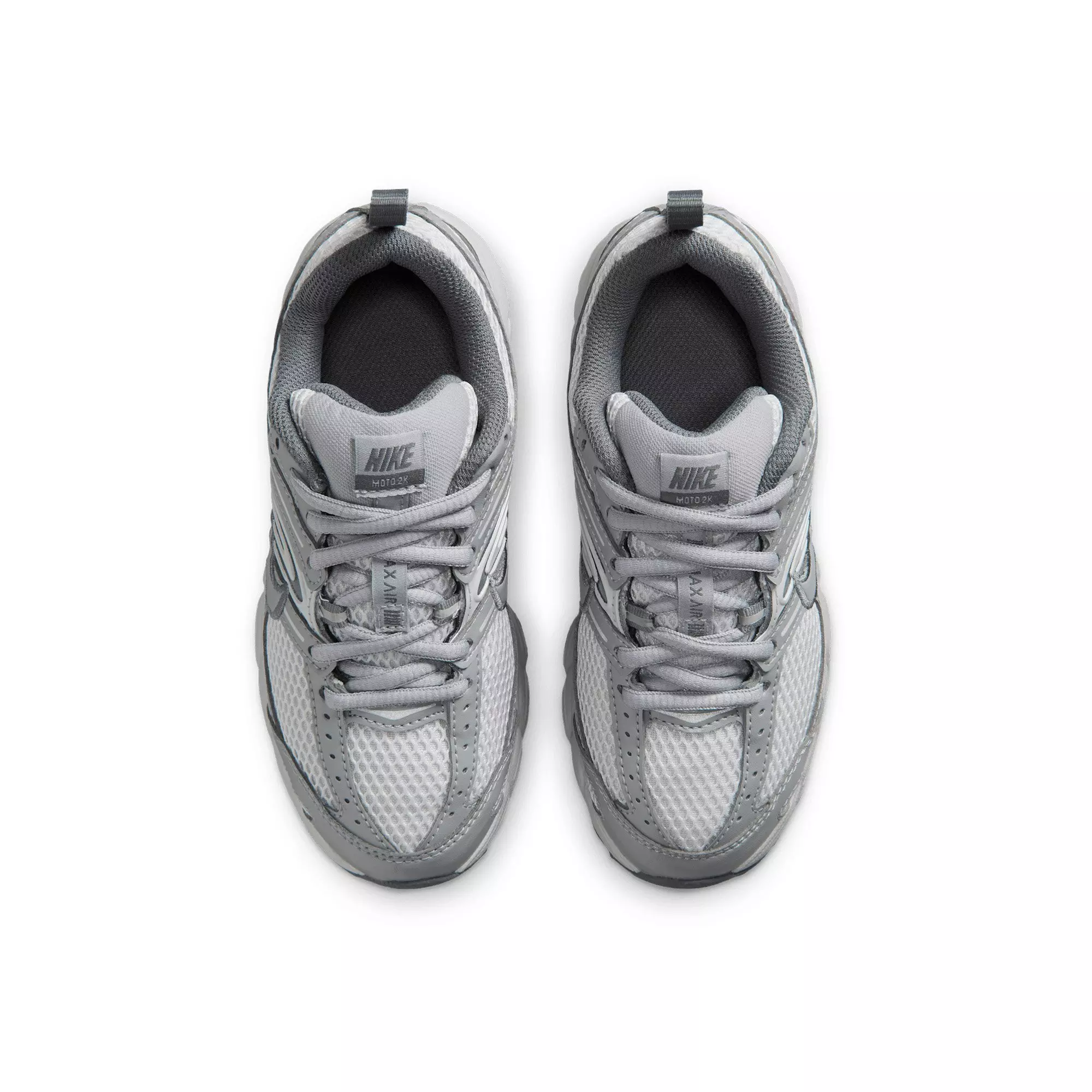 Nike Air Max Moto 2K "Black/Dk Smoke Grey/Mtlc Dark Grey" Preschool Boys' Shoe - BLACK/GREY