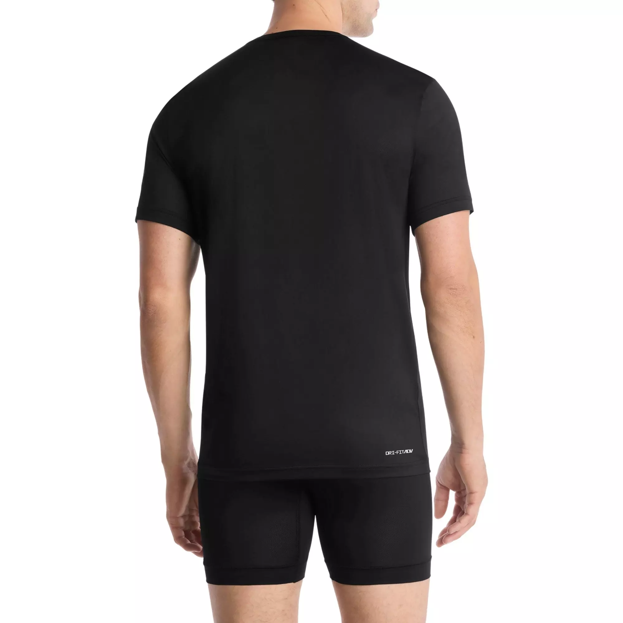 Nike Men's Elite Breathe Crewneck Undershirt (2 Pack) - BLACK