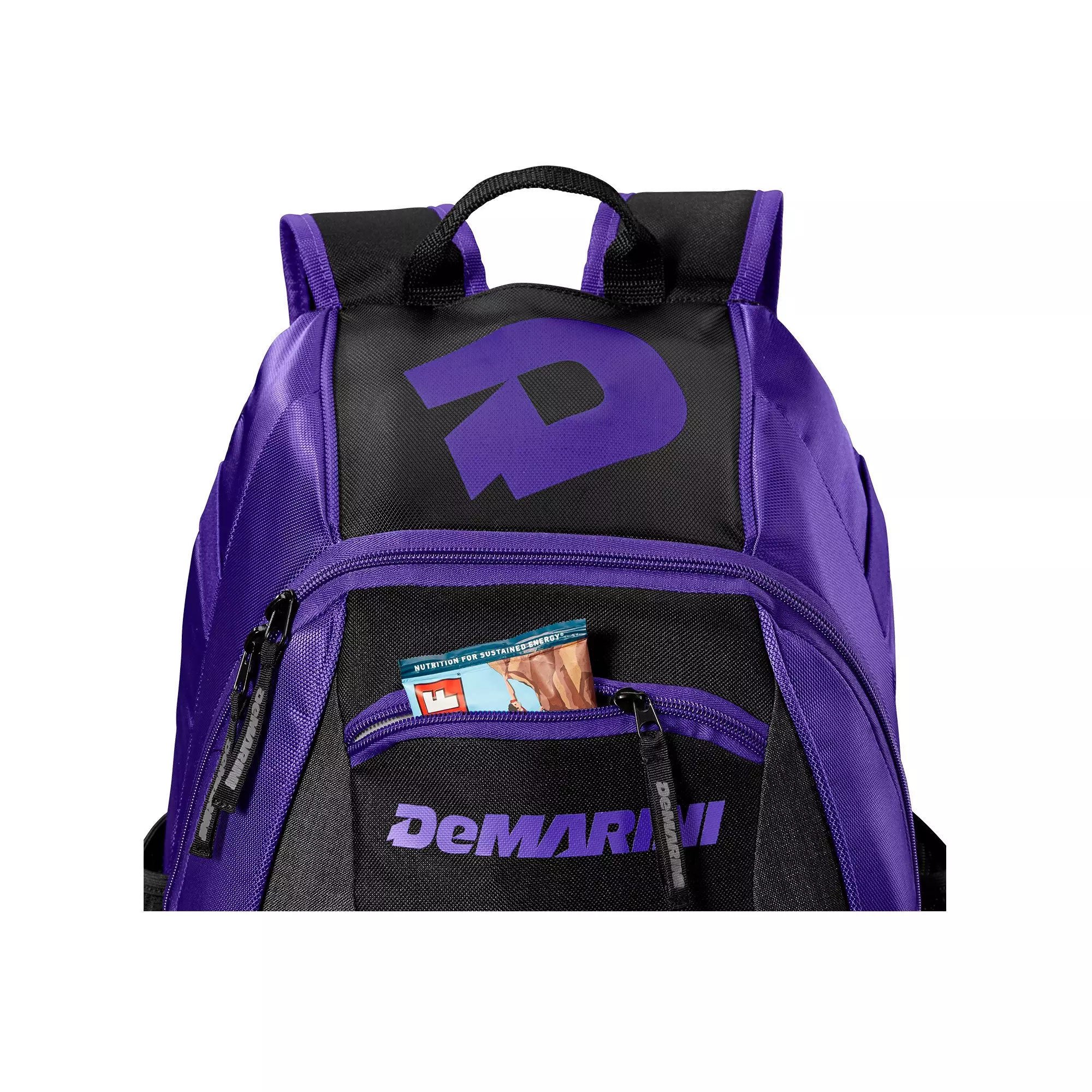 Demarini Voodoo Jr Softball Backpack - Black/Purple - PURPLE