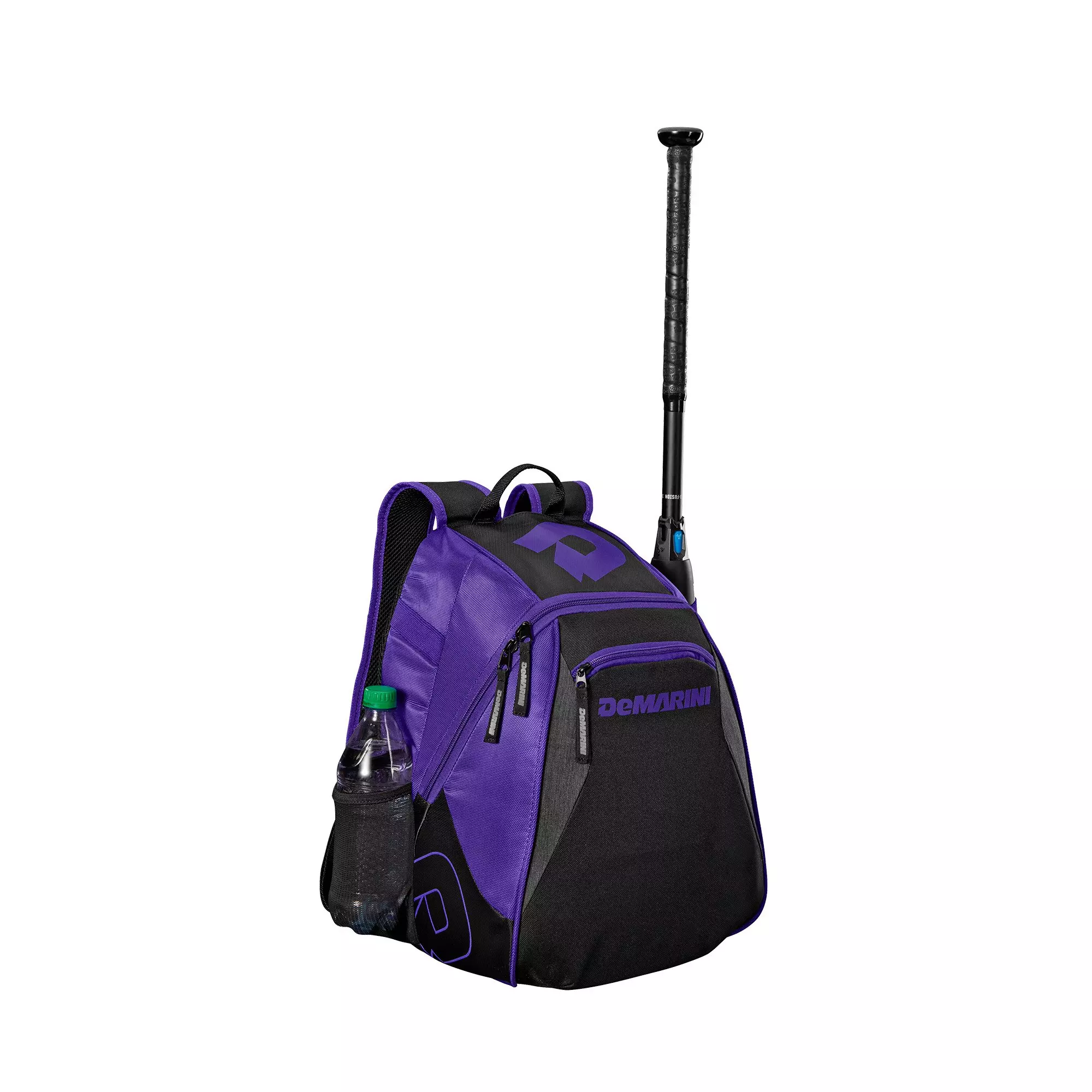 Demarini Voodoo Jr Softball Backpack - Black/Purple - PURPLE