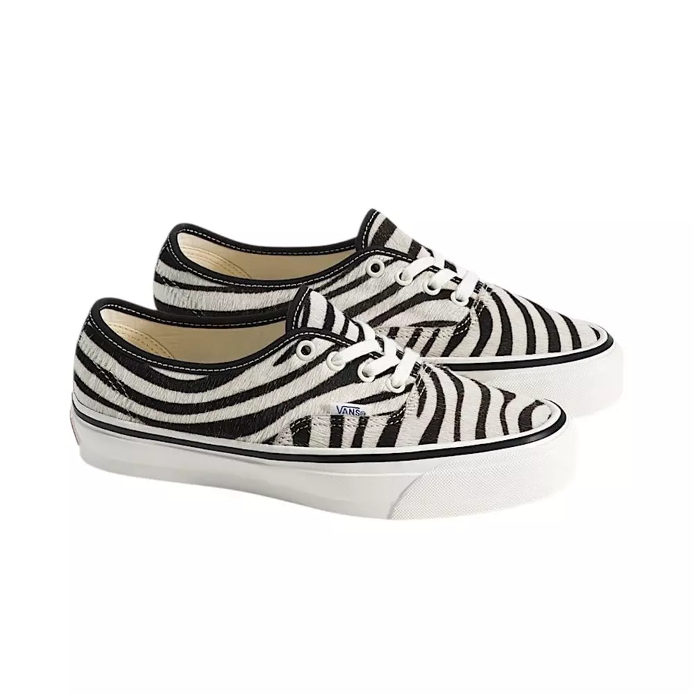 Vans Premium Authentic LX "Zebra Marshmallow White" Women's Shoe - WHITE/BLACK