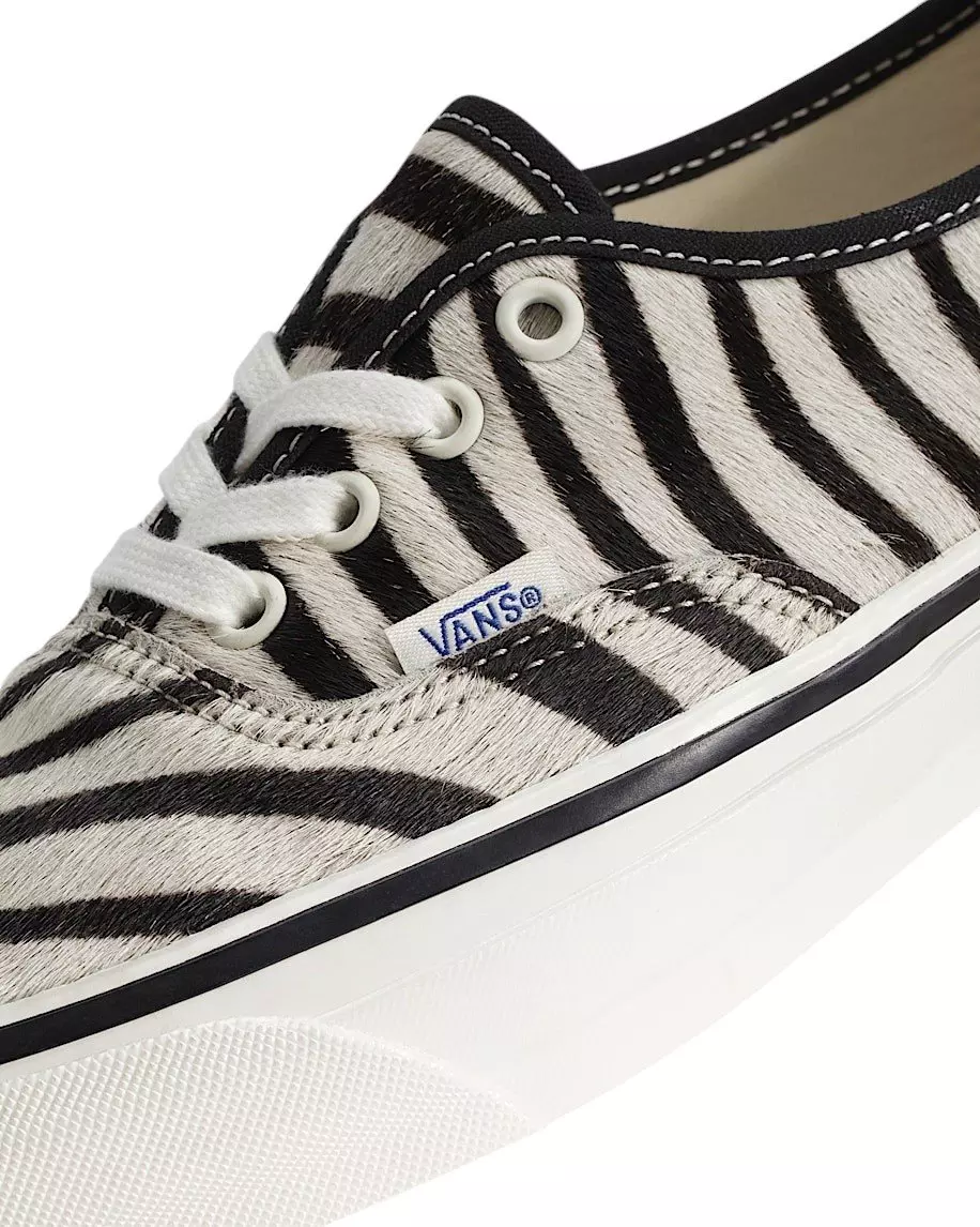 Vans Premium Authentic LX "Zebra Marshmallow White" Women's Shoe - WHITE/BLACK