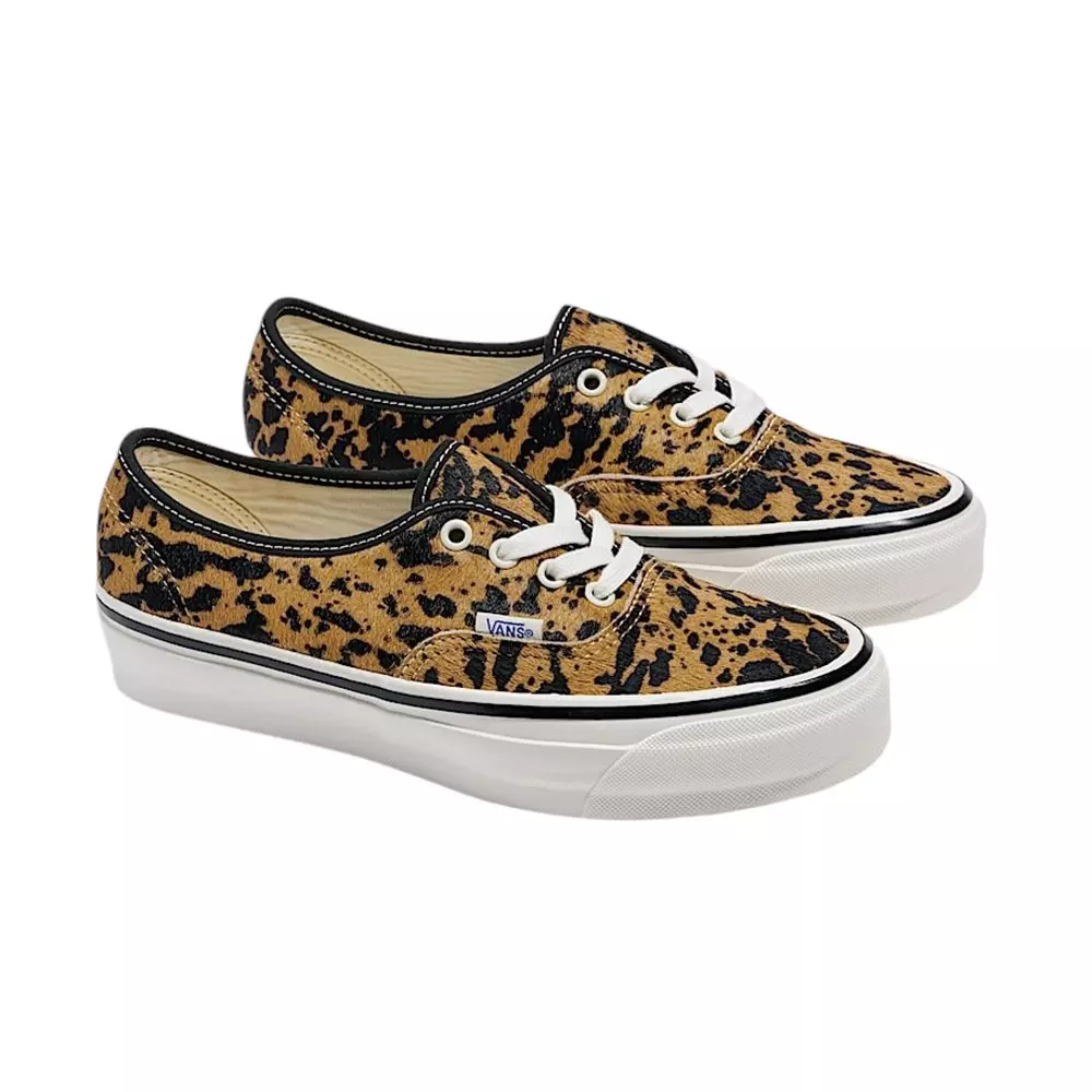 Vans Premium Authentic LX "Cow Marshmallow" Women's Shoe - BROWN/BLACK