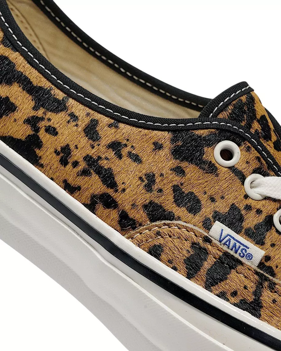 Vans Premium Authentic LX "Cow Marshmallow" Women's Shoe - BROWN/BLACK