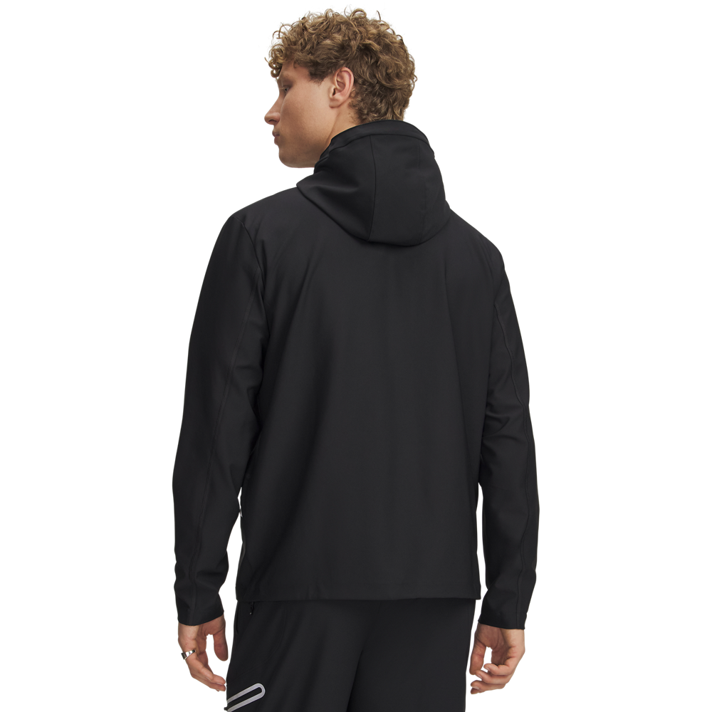 Under Armour Men's Unstoppable Woven Jacket - BLACK Thumbnail View 2