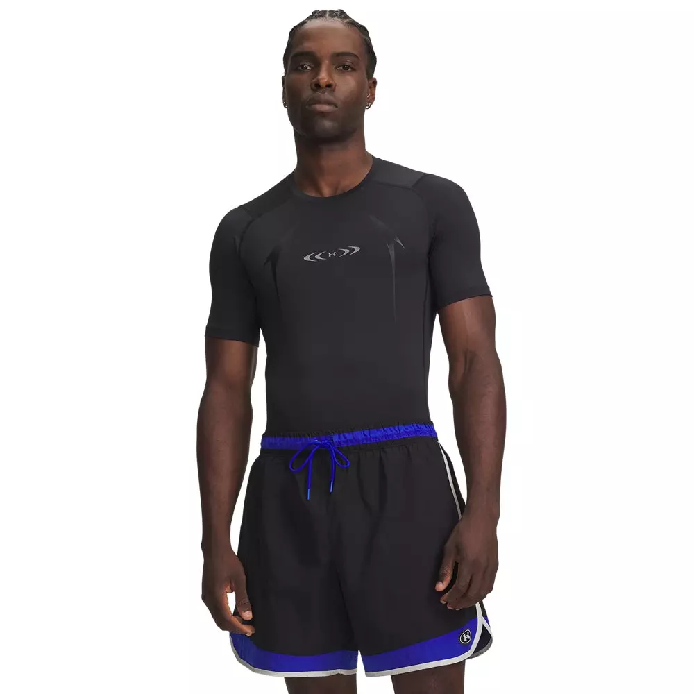 Under Armour Men's HeatGear Compression Shirt - Black - BLACK