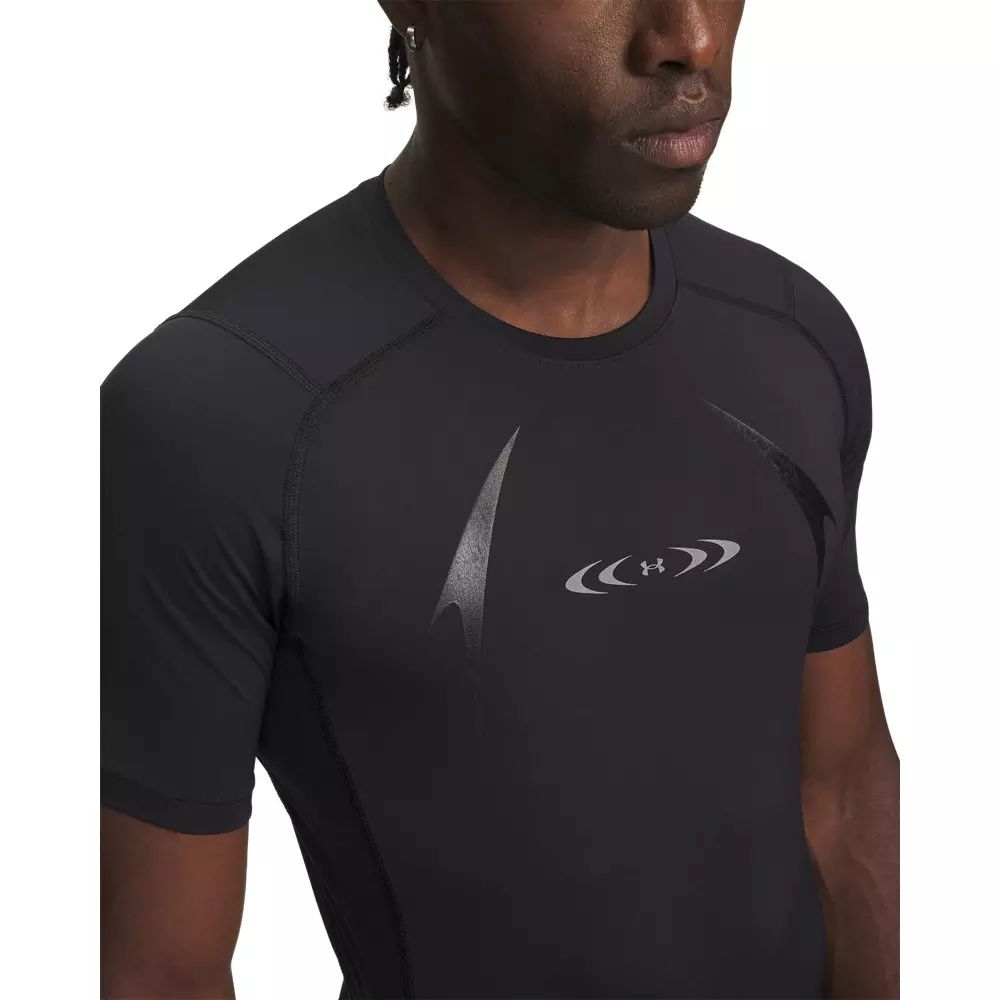 Under Armour Men's HeatGear Compression Shirt - Black - BLACK