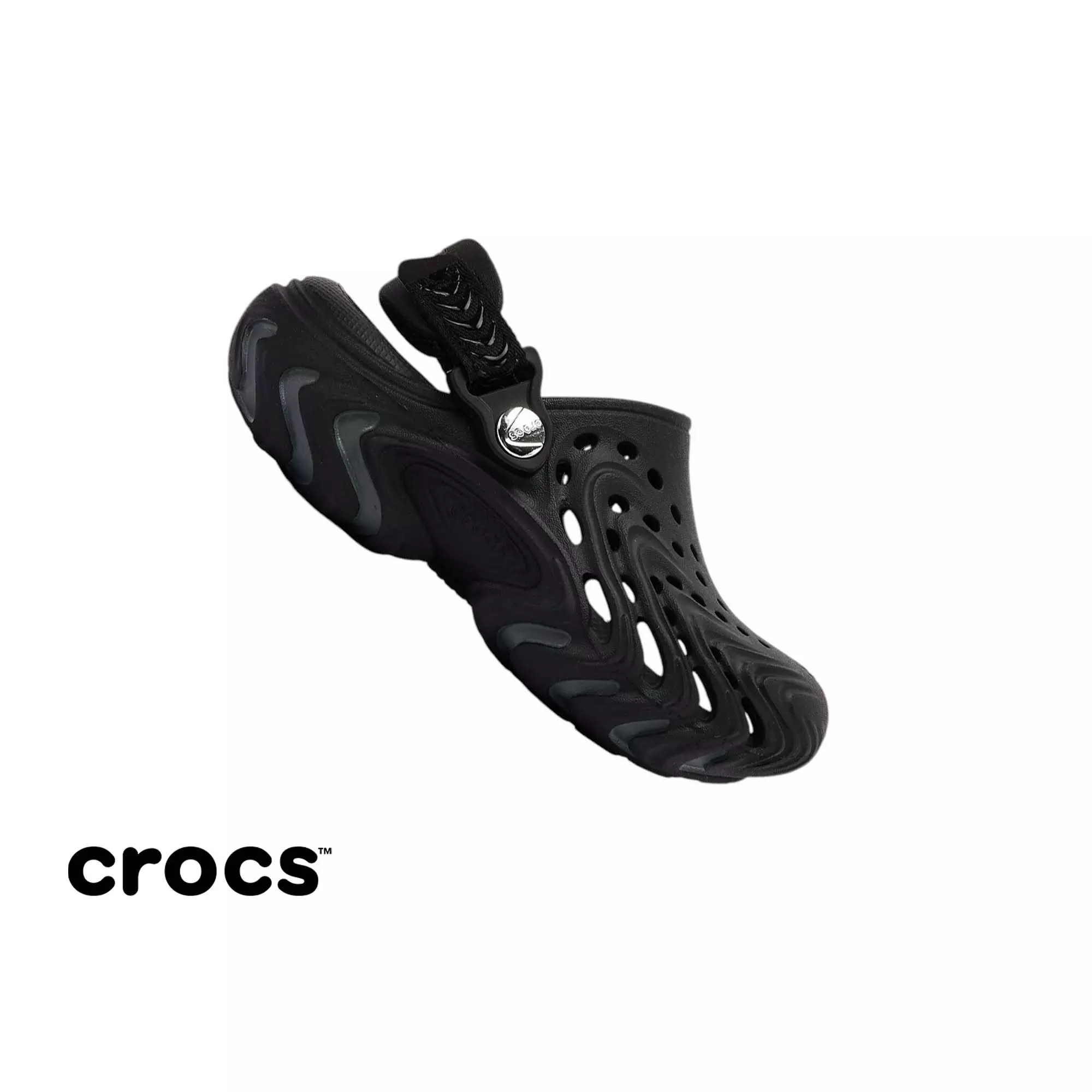 Crocs Echo II "Black" Grade School Kids' Clog - BLACK