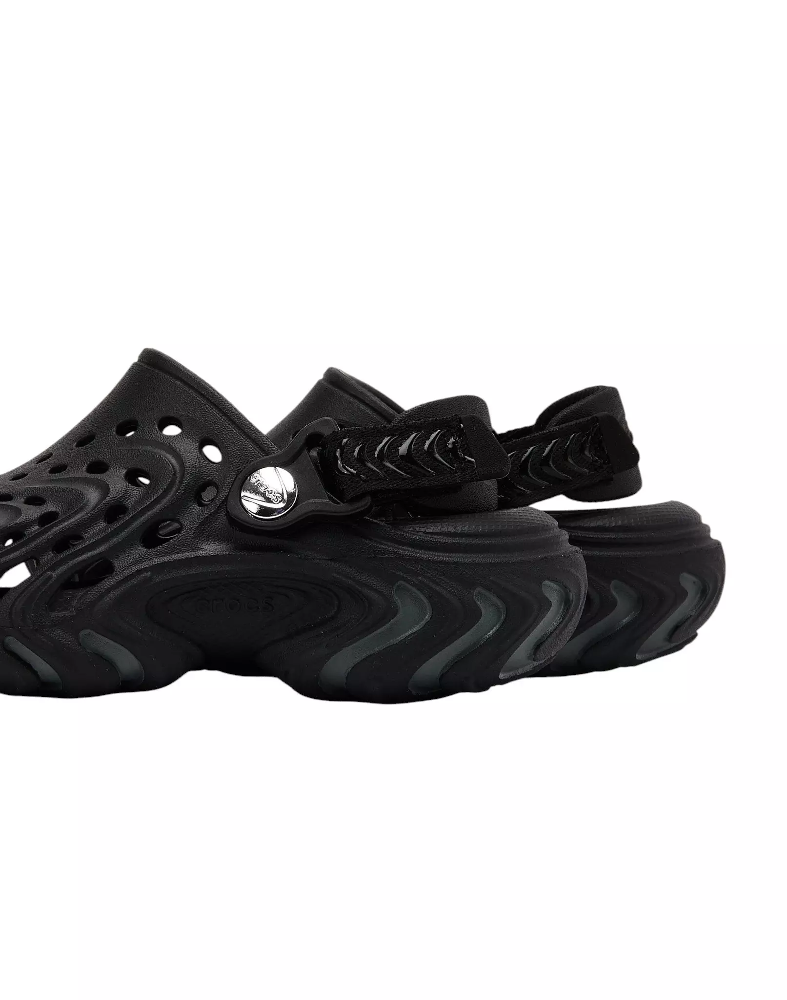 Crocs Echo II "Black" Grade School Kids' Clog - BLACK