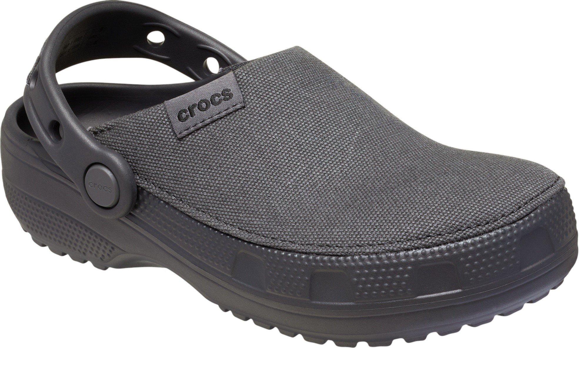 Crocs Classic Crafted "Black Sand" Grade School Boys' Clog - BLACK/GREY