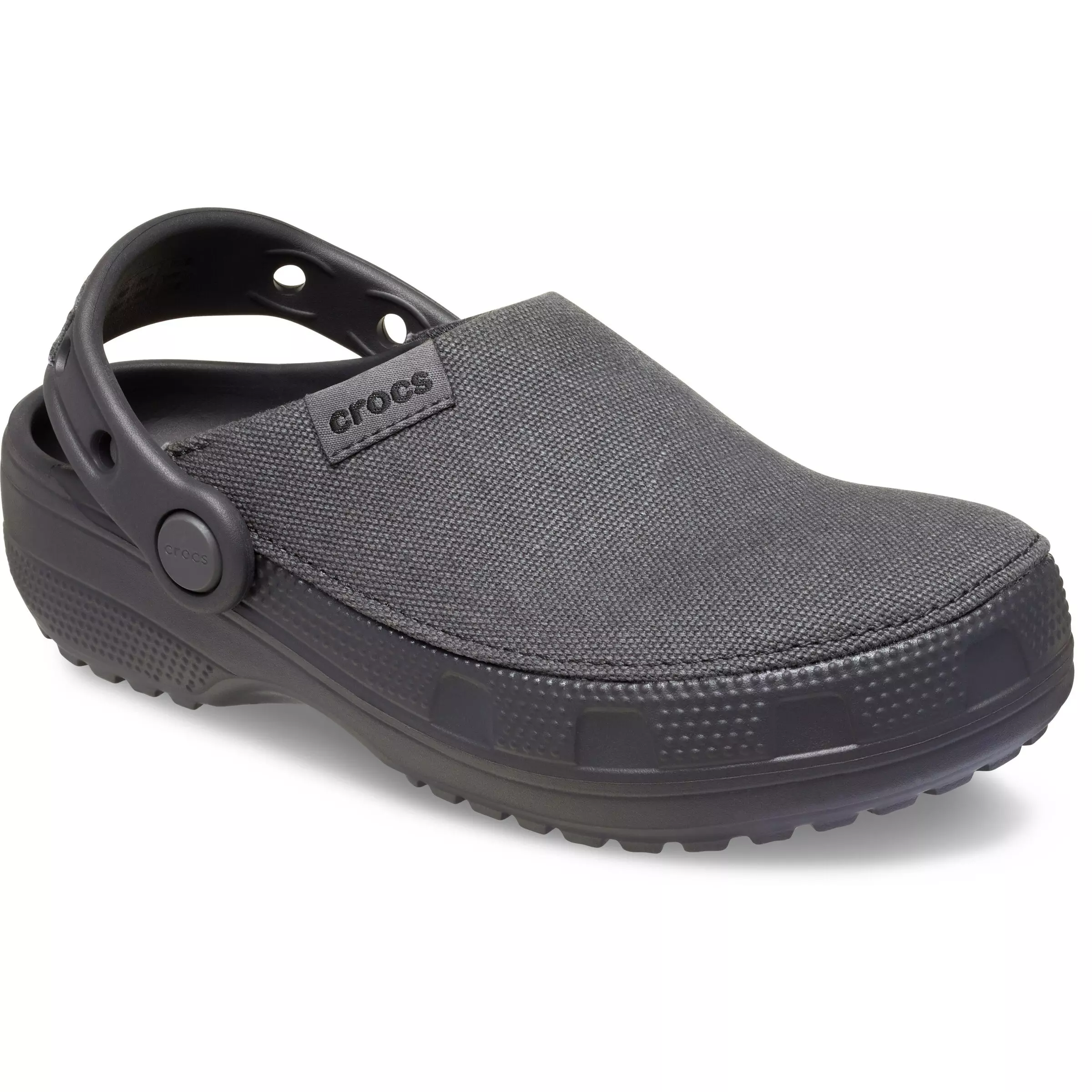 Crocs Classic Crafted "Black Sand" Grade School Boys' Clog - BLACK/GREY