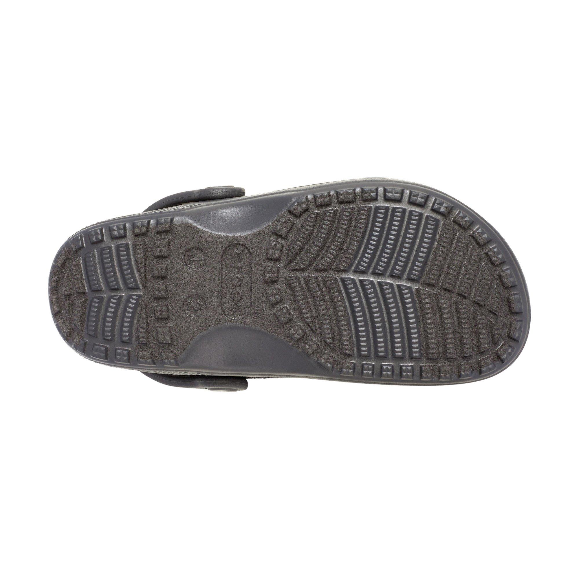Crocs Classic Crafted "Black Sand" Preschool Boys' Clog - BLACK/GREY