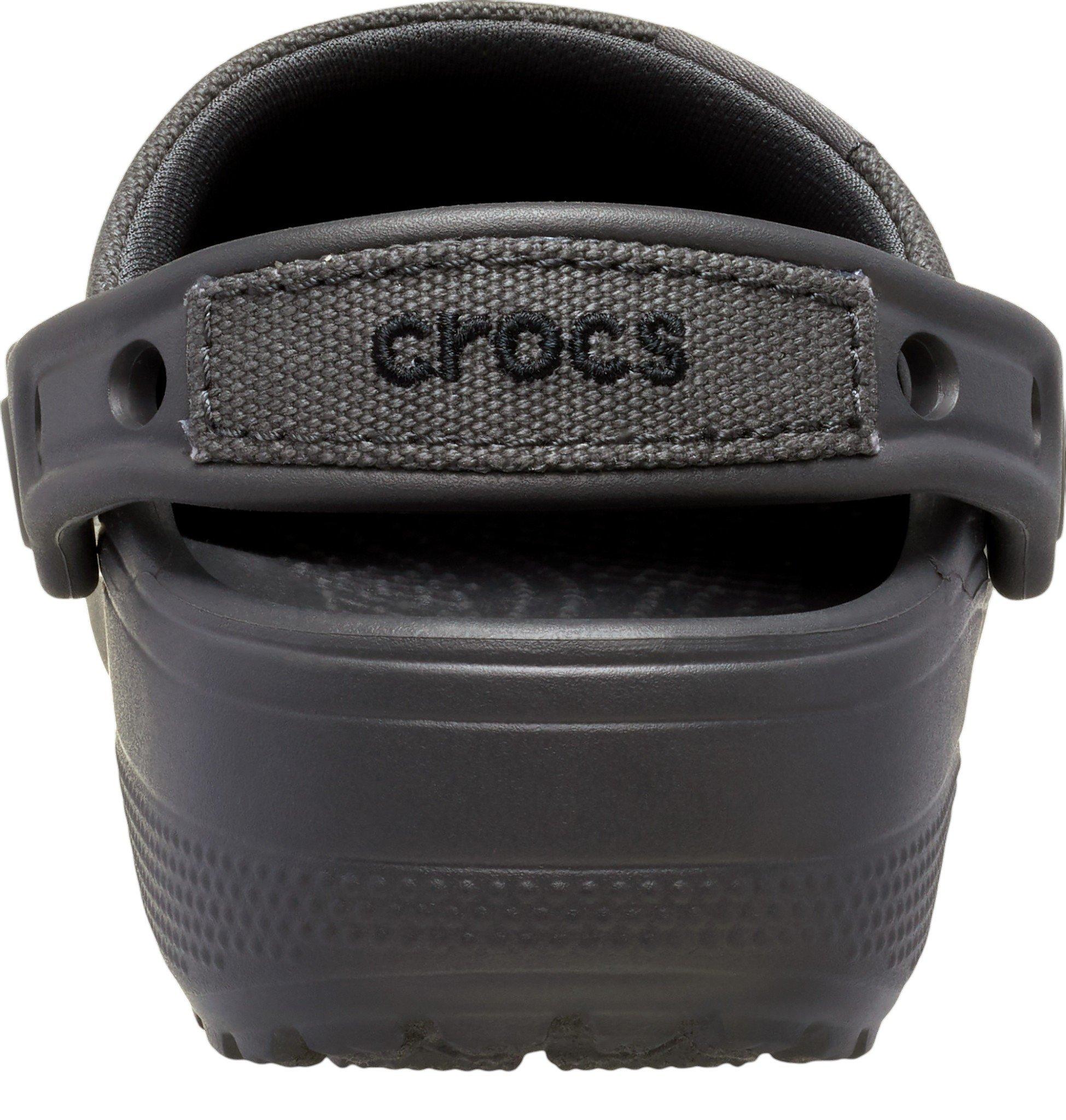 Crocs Classic Crafted "Black Sand" Preschool Boys' Clog - BLACK/GREY