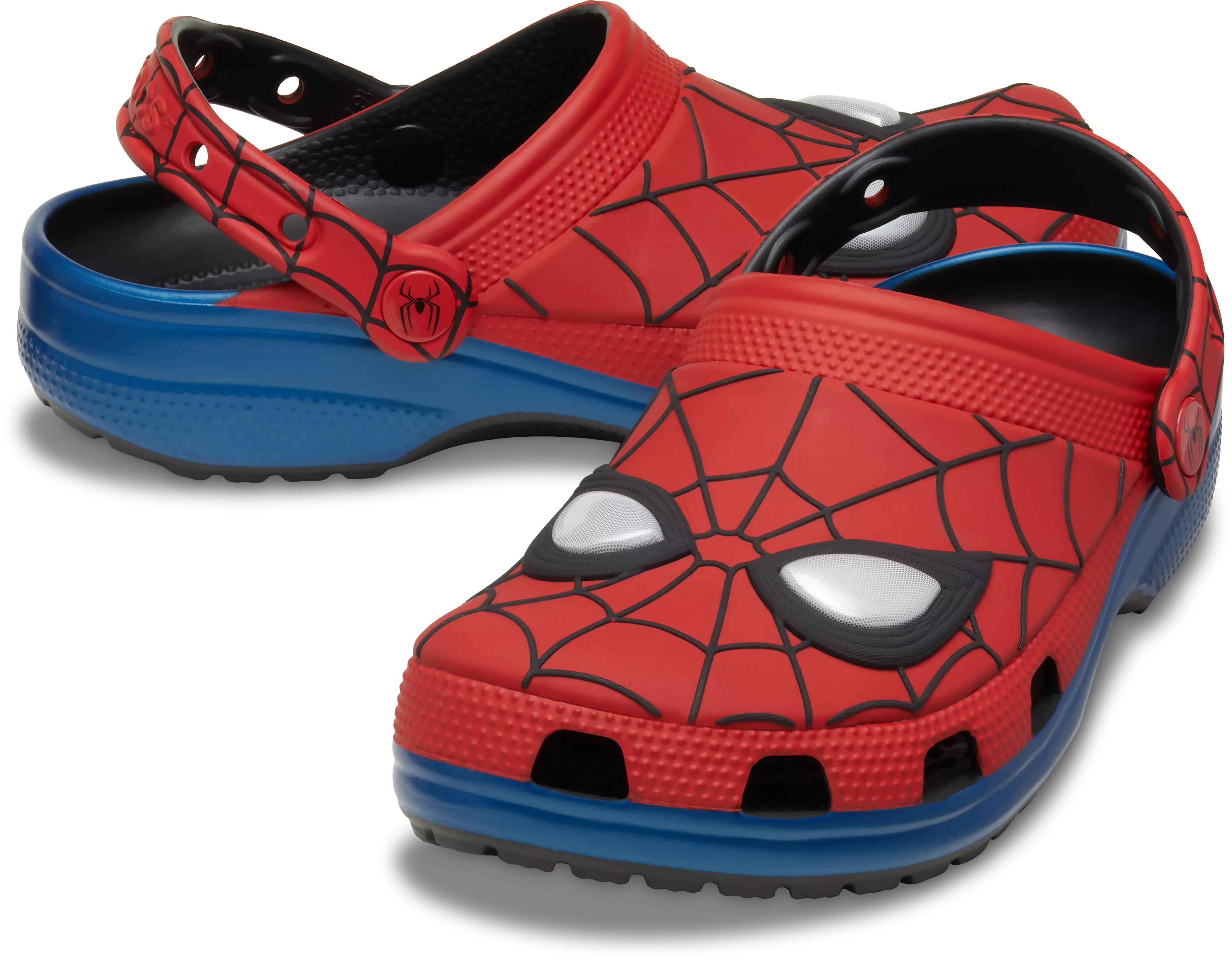 Crocs Spider-Man Classic Preschool Kids' Clog - RED/BLUE