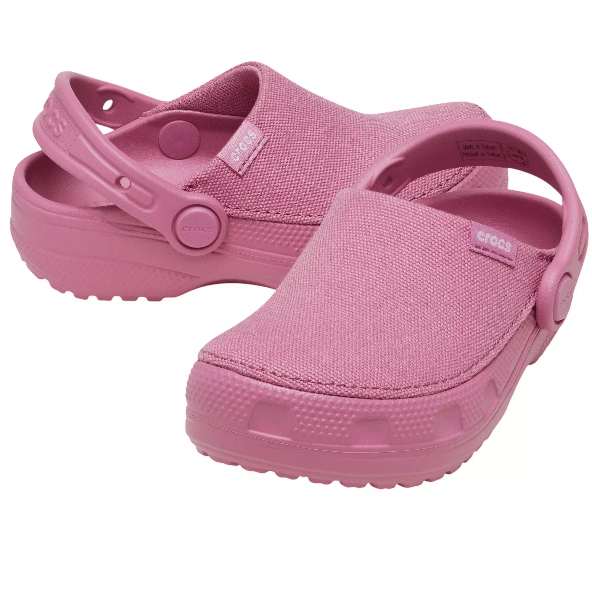 Crocs Classic Crafted "Quiet Rose" Toddler Girls' Clog - PINK