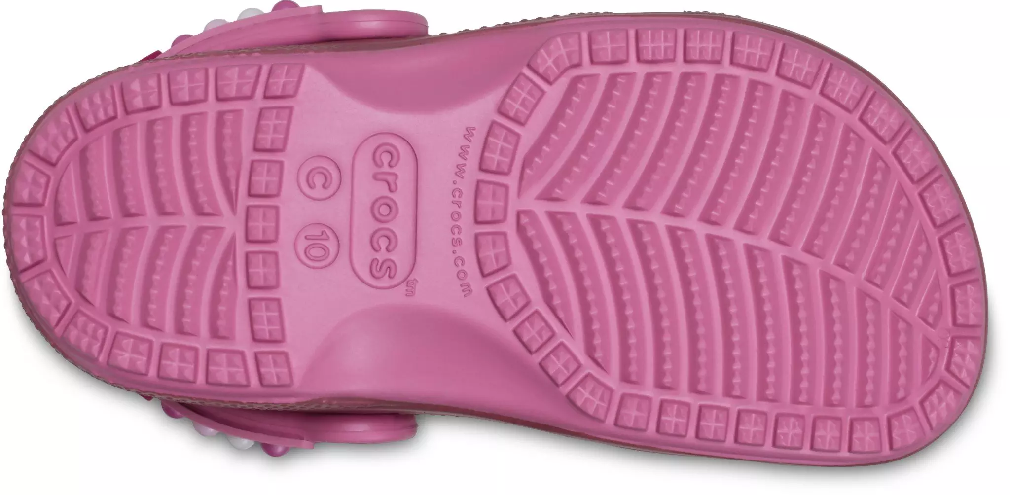 Crocs Classic "Pearls and Hearts Pink" Preschool Girls' Clog - PINK