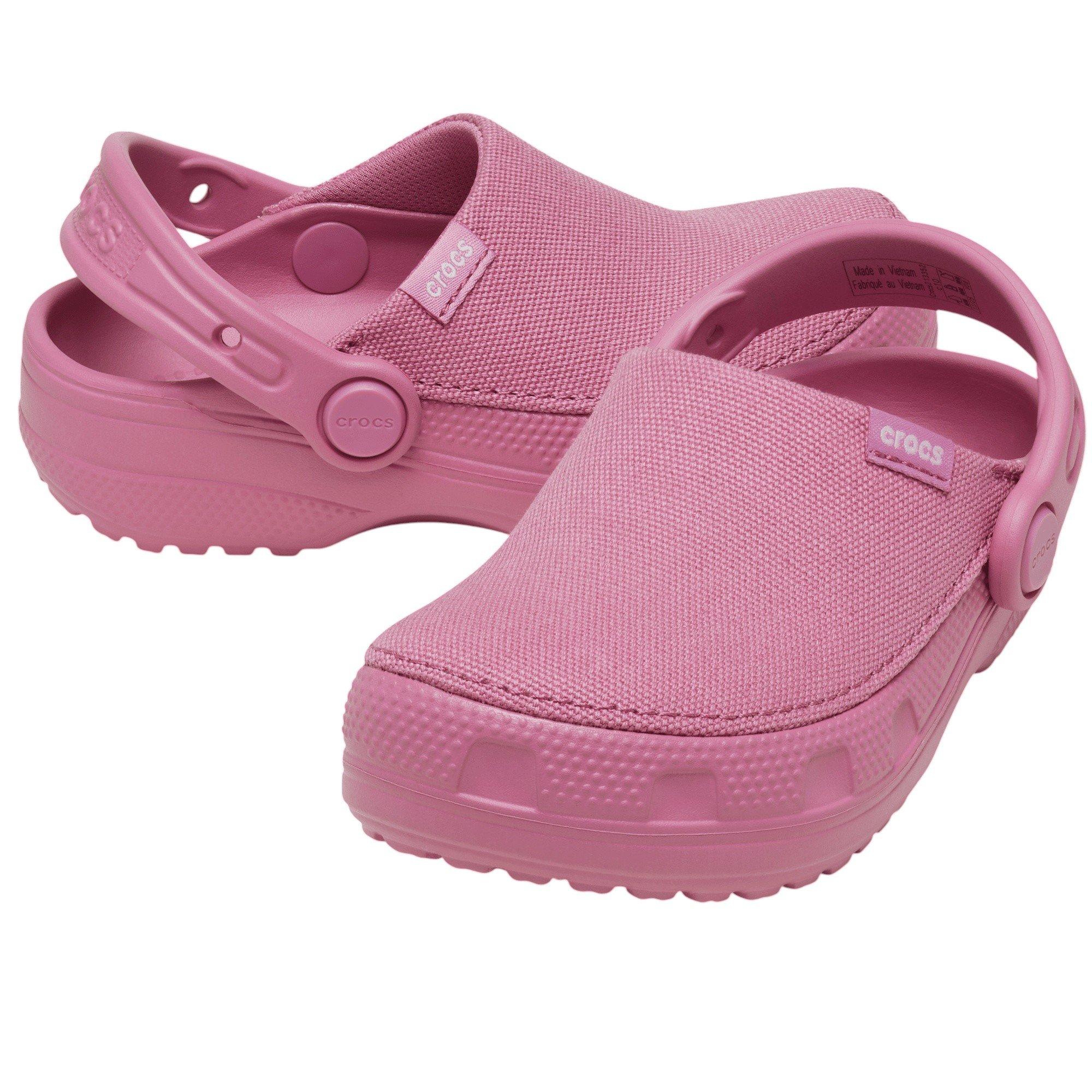 Crocs Classic Crafted "Quiet Rose" Preschool Girls' Clog - PINK