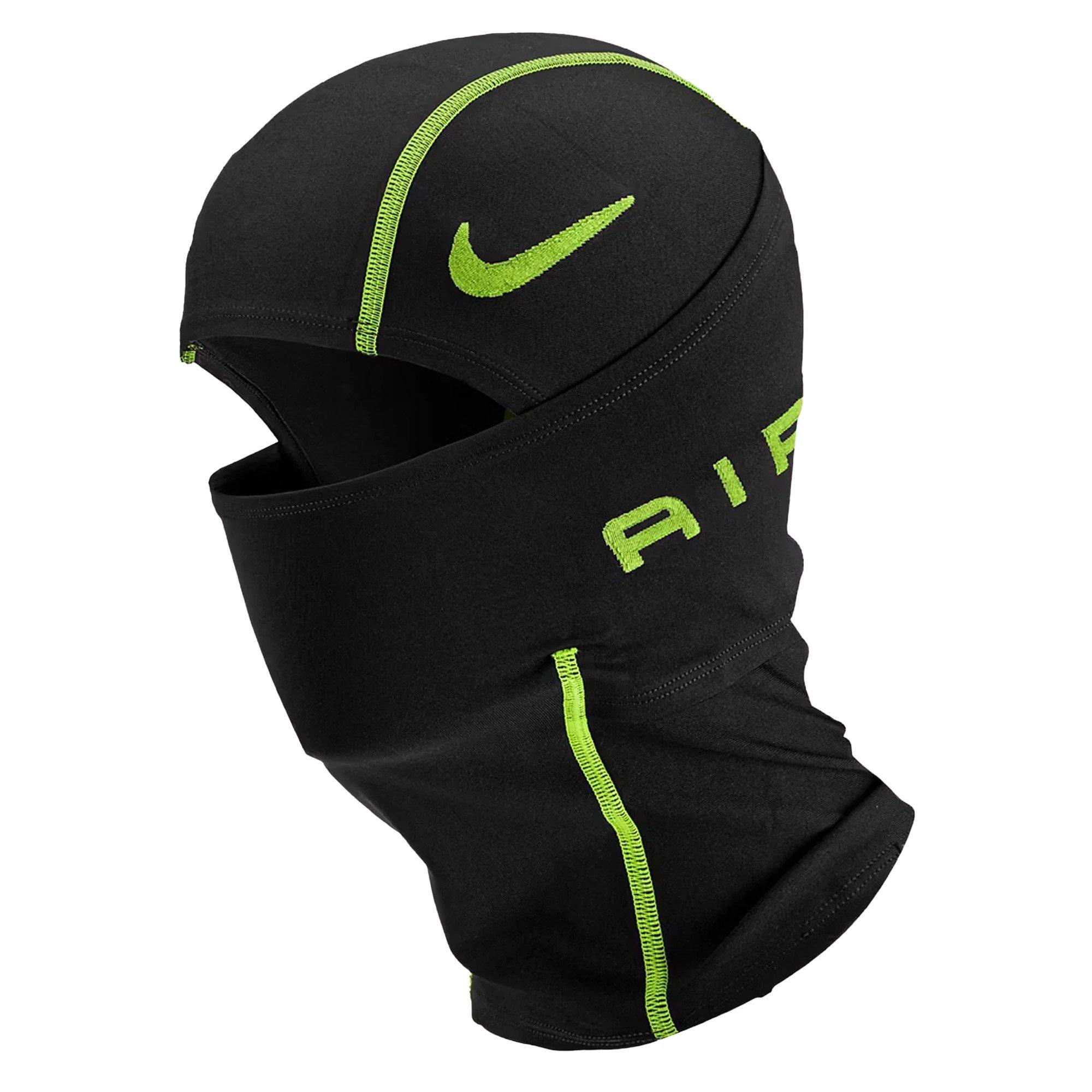 Nike Tech Hyperwarm 2.0 Knit Balaclava Hood - Black/Volt - BLACK/VOLT