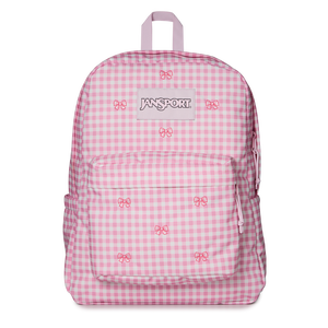 JanSport Superbreak Plus FX Gingham Bows Backpack