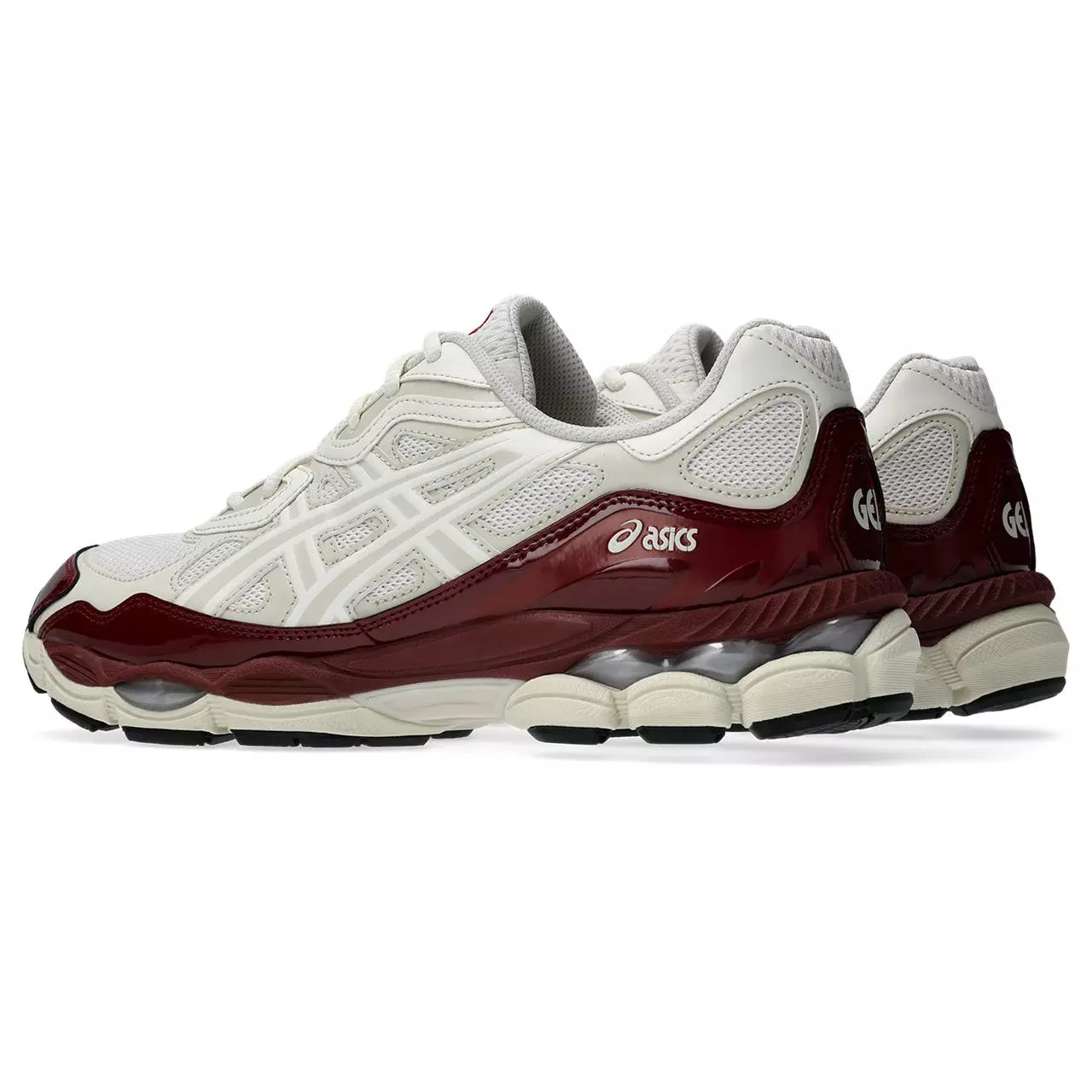 ASICS GEL-NYC "Cream/Red" Unisex Shoe - OFF-WHITE/RED