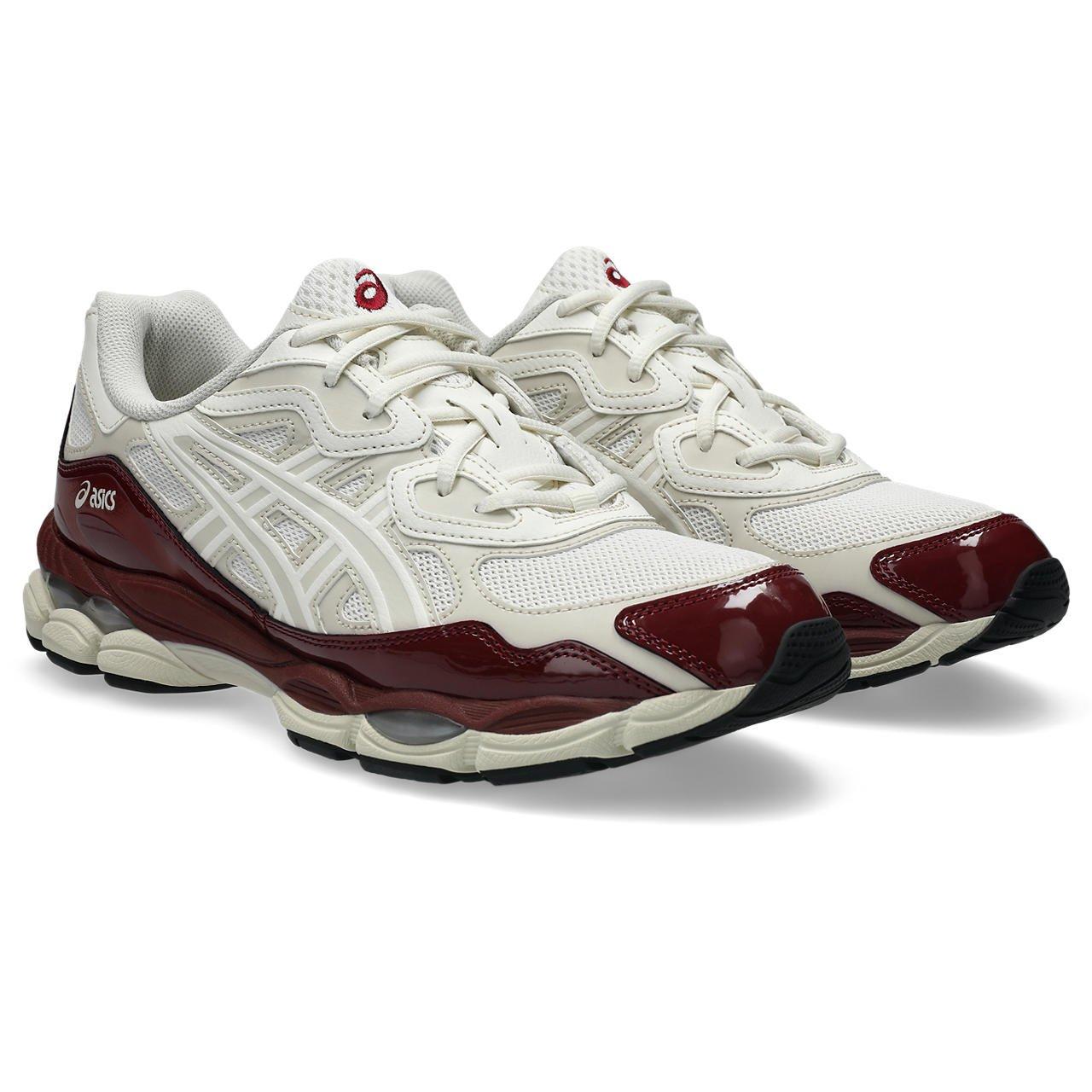 ASICS GEL-NYC "Cream/Red" Unisex Shoe - OFF-WHITE/RED