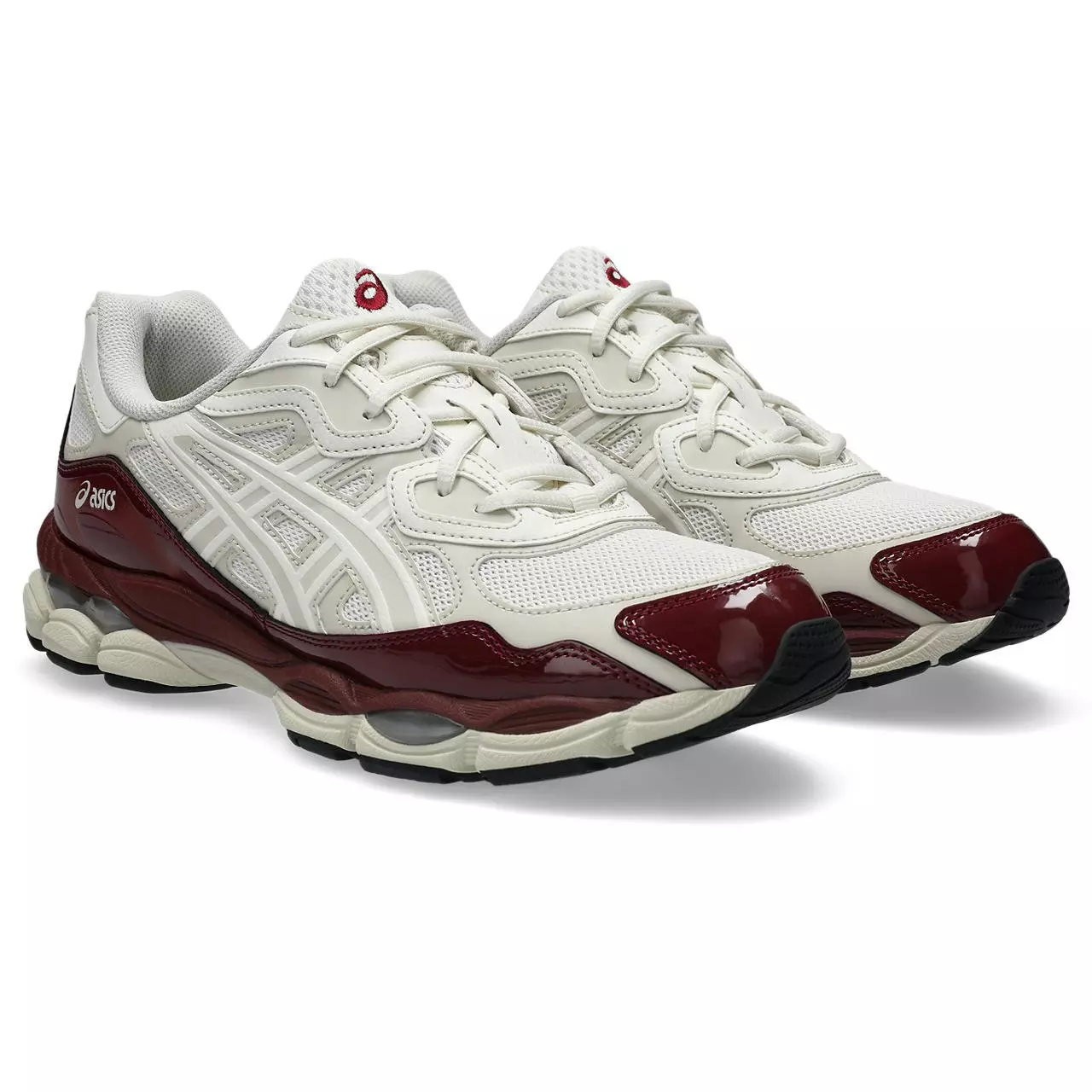 ASICS GEL-NYC "Cream/Red" Unisex Shoe - OFF-WHITE/RED