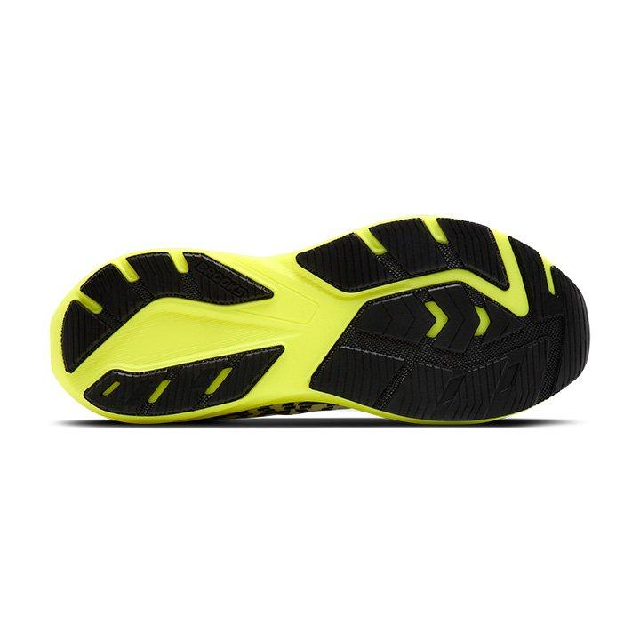 Brooks Ghost Amp "White/Blue/Yellow" Men's Running Shoe - WHITE/BLUE/YELLOW